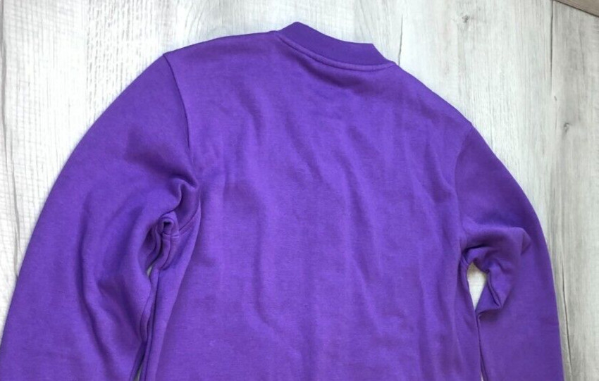 Vintage Tudor Court Button Up Sweatshirt Purple 80s Grandma Jacket Women’s PM