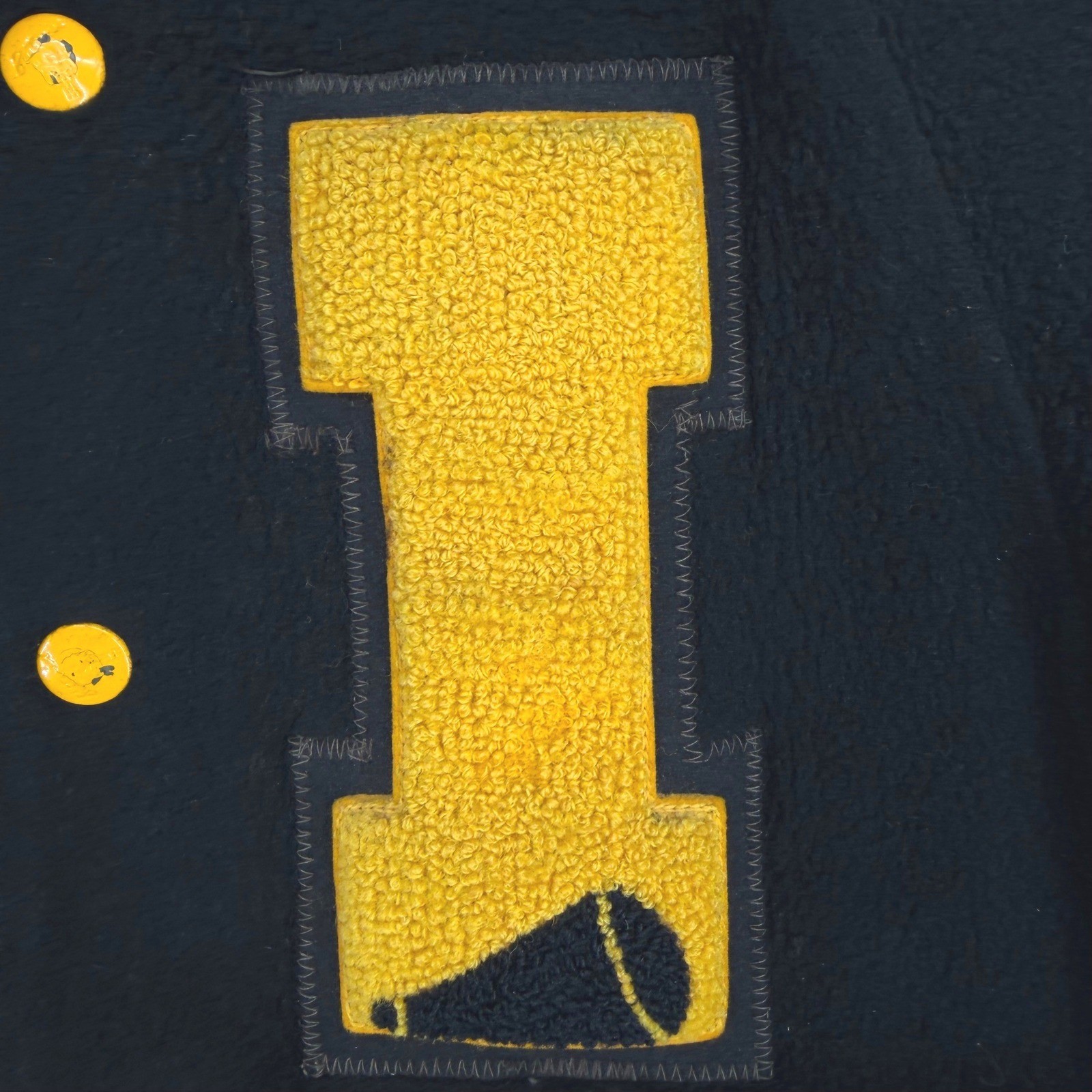 Vintage 1960’s Varsity Cheer Letterman Jacket Display Piece Itasca ISD Texas