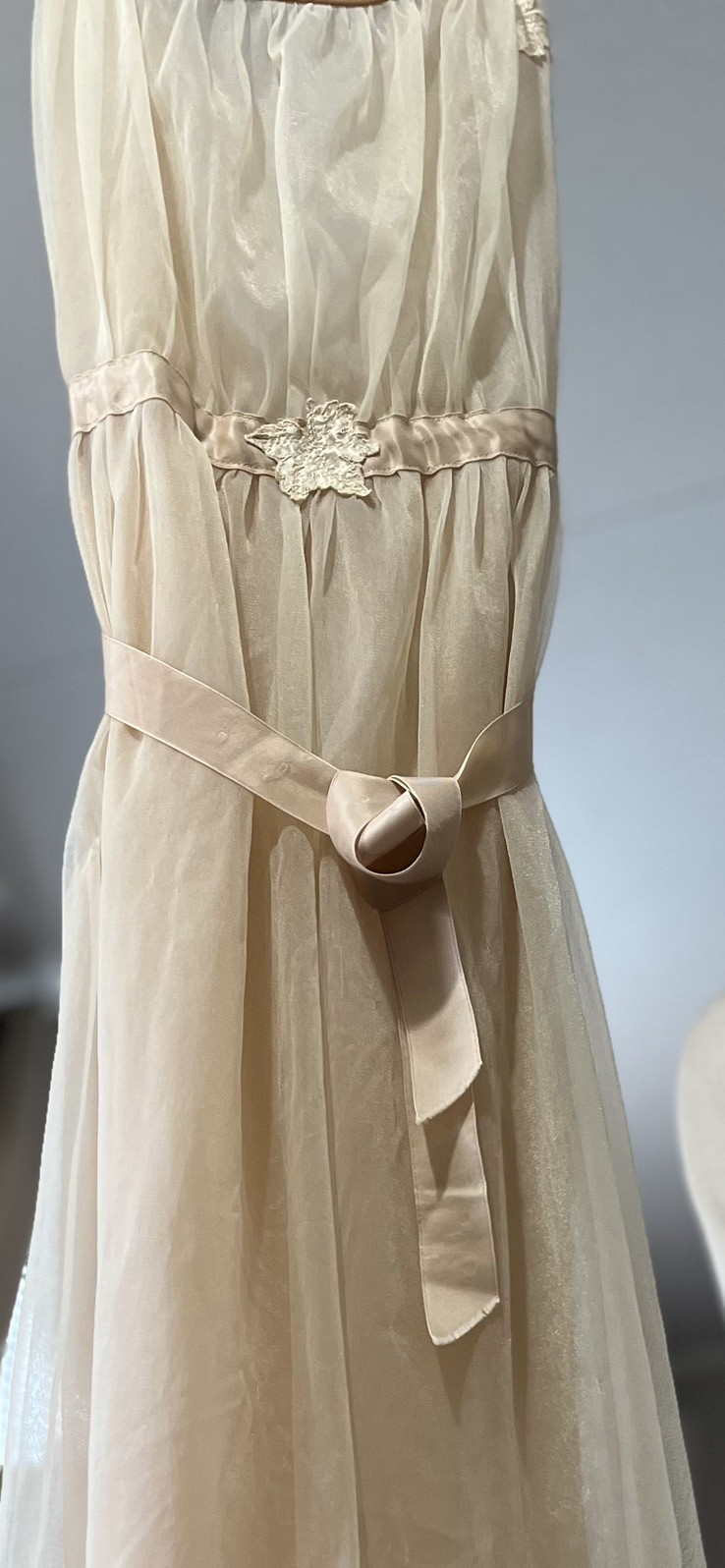 1960s Bridal Peignoir Gown