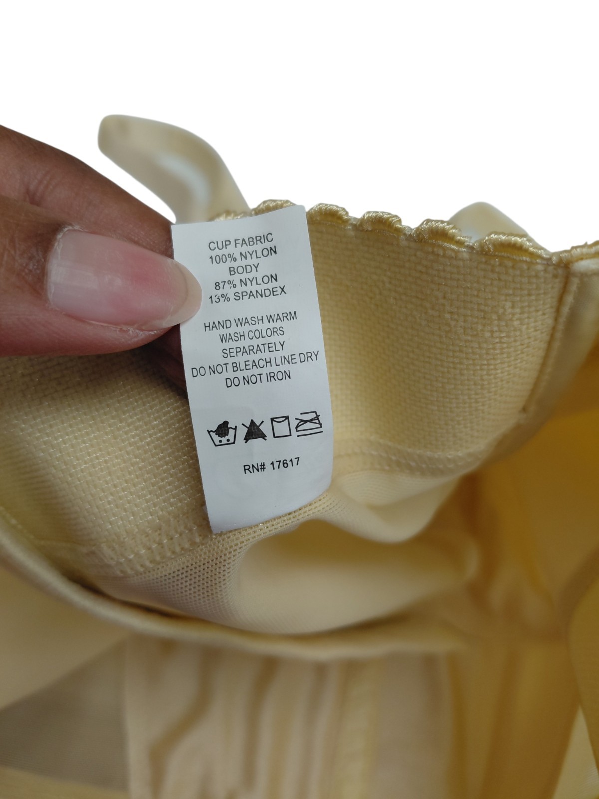 Vintage Crown-nette Longline Beige Bra Size 42C
