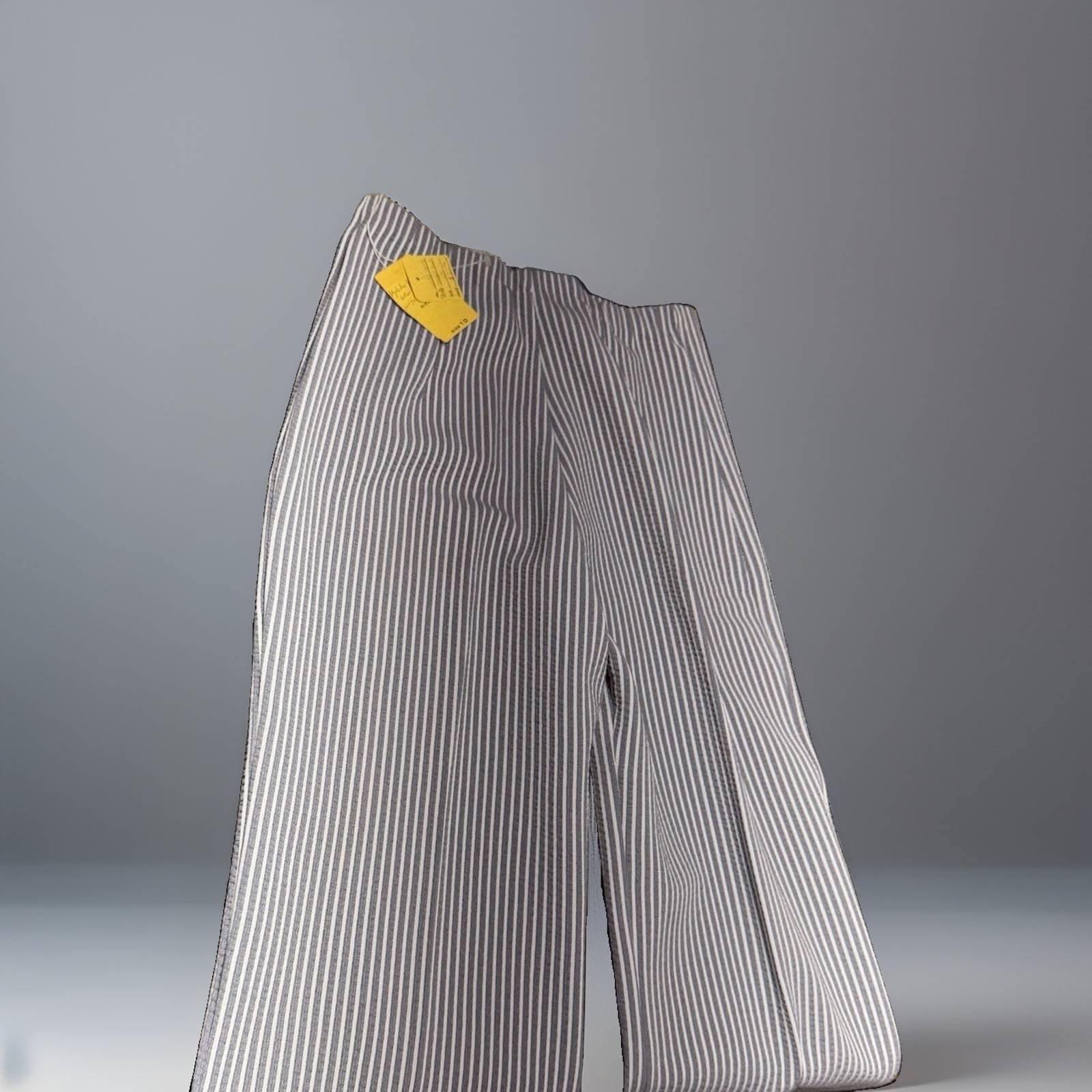 Vtg 70s Mr Beau 4 Pc Suit Set Is Jacket Pants Skirt Belt Blue Stripe Sz 10 NOS