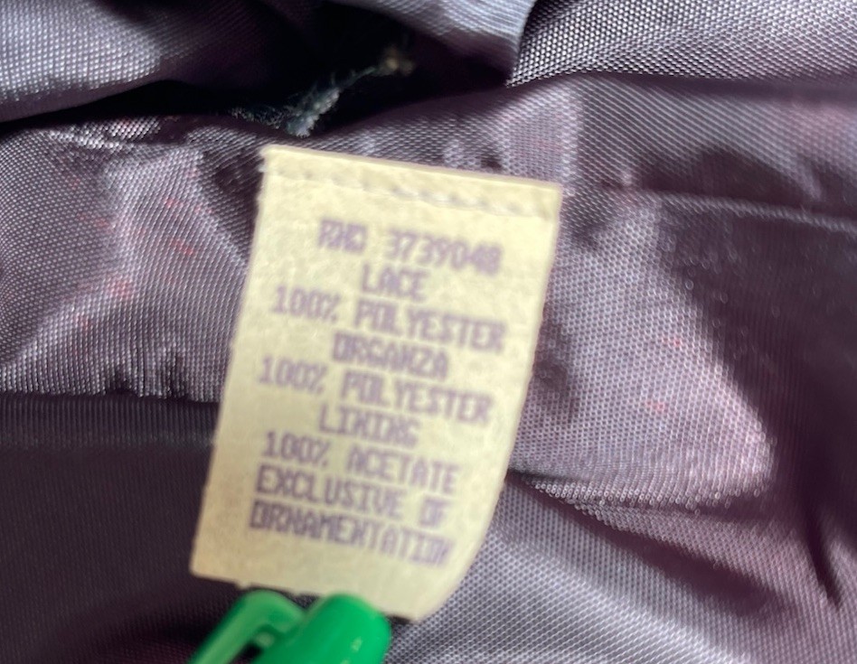 Vintage 1980 Jonathan Tait Metallic Organza Fit Flare Dress Sz 10 Teal USA NOS