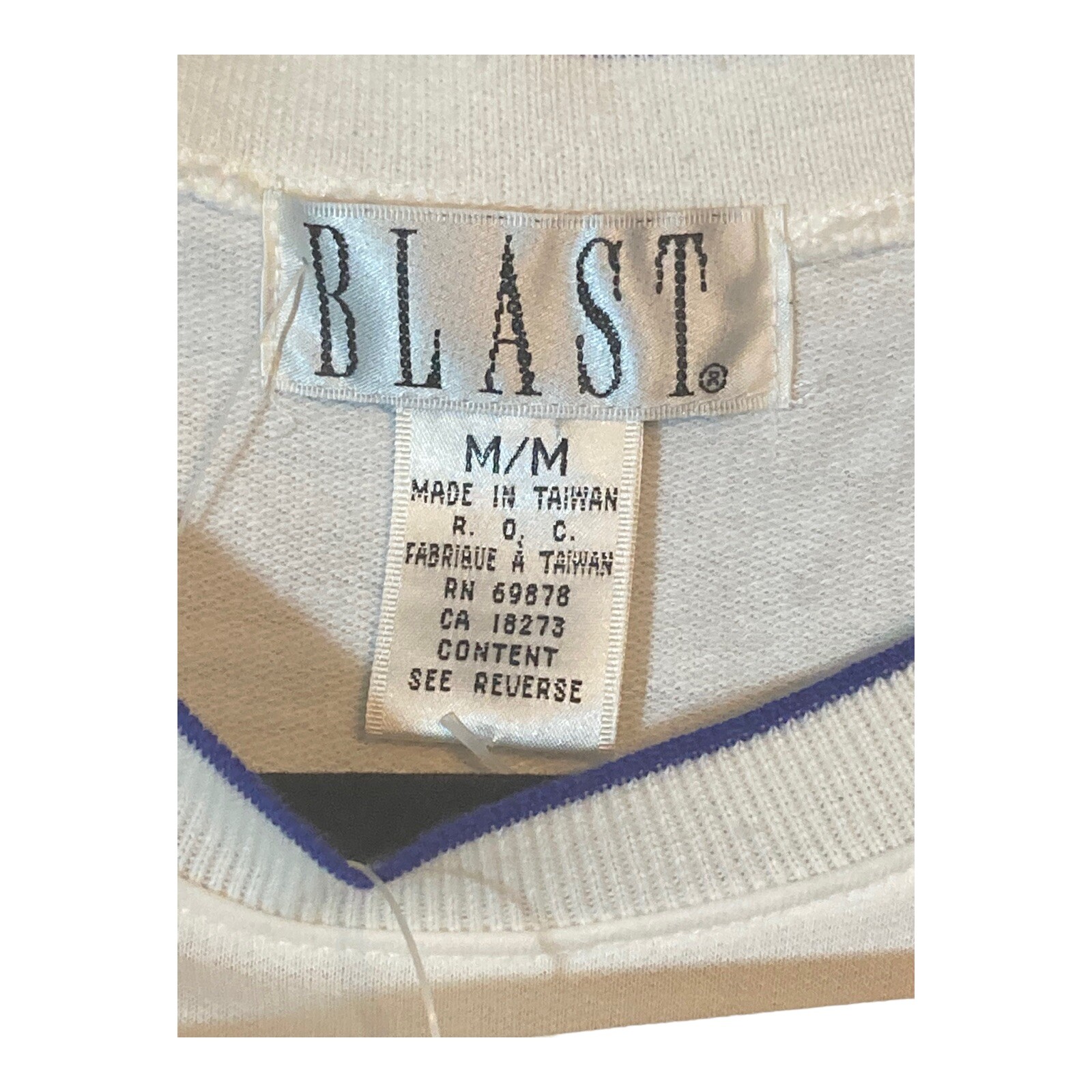 Vintage 80’s BLAST NWT Sweatshirt Sweater Embroidered Flowers Women’s Medium