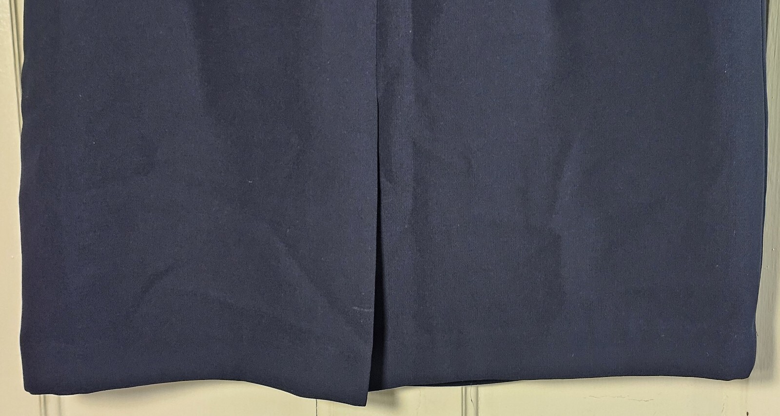 VTG Kasper 2 Piece Suit Women’s 10 Navy Blue Jacket Skirt Fancy Buttons Career
