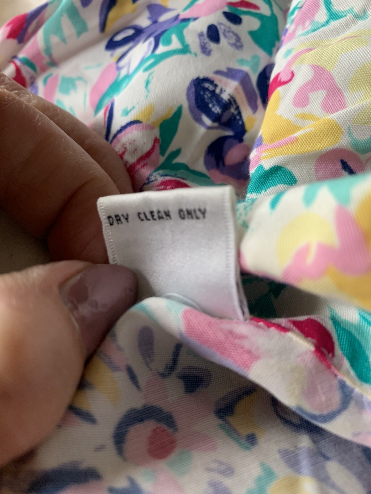 Vintage Brass Plum Nordstrom Floral 2piece Short Set Petite 8 Rayon
