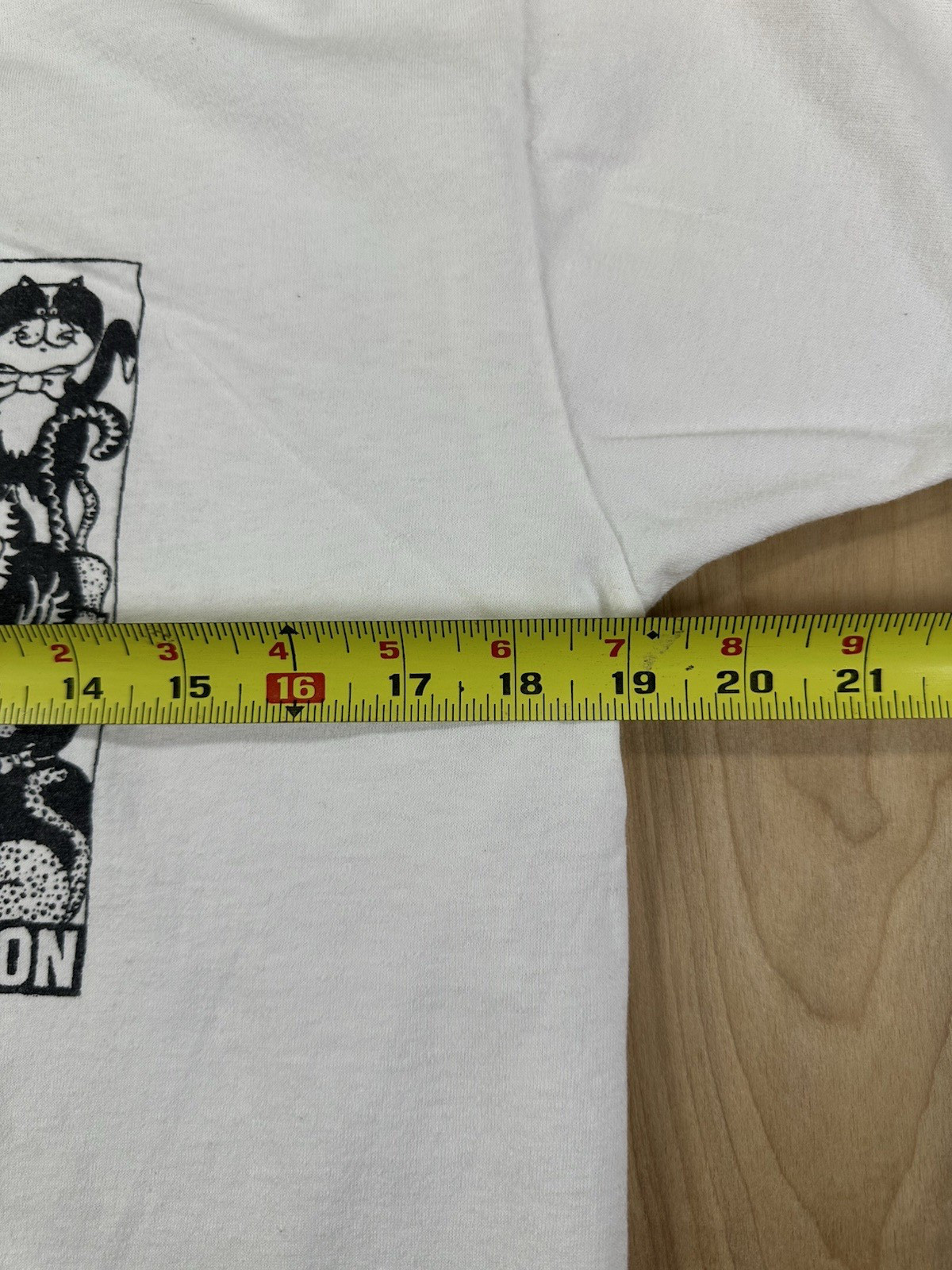 vintage 90’s CAT PERSON t shirt LARGE screen stars best ILLUISTRATION cute NORM