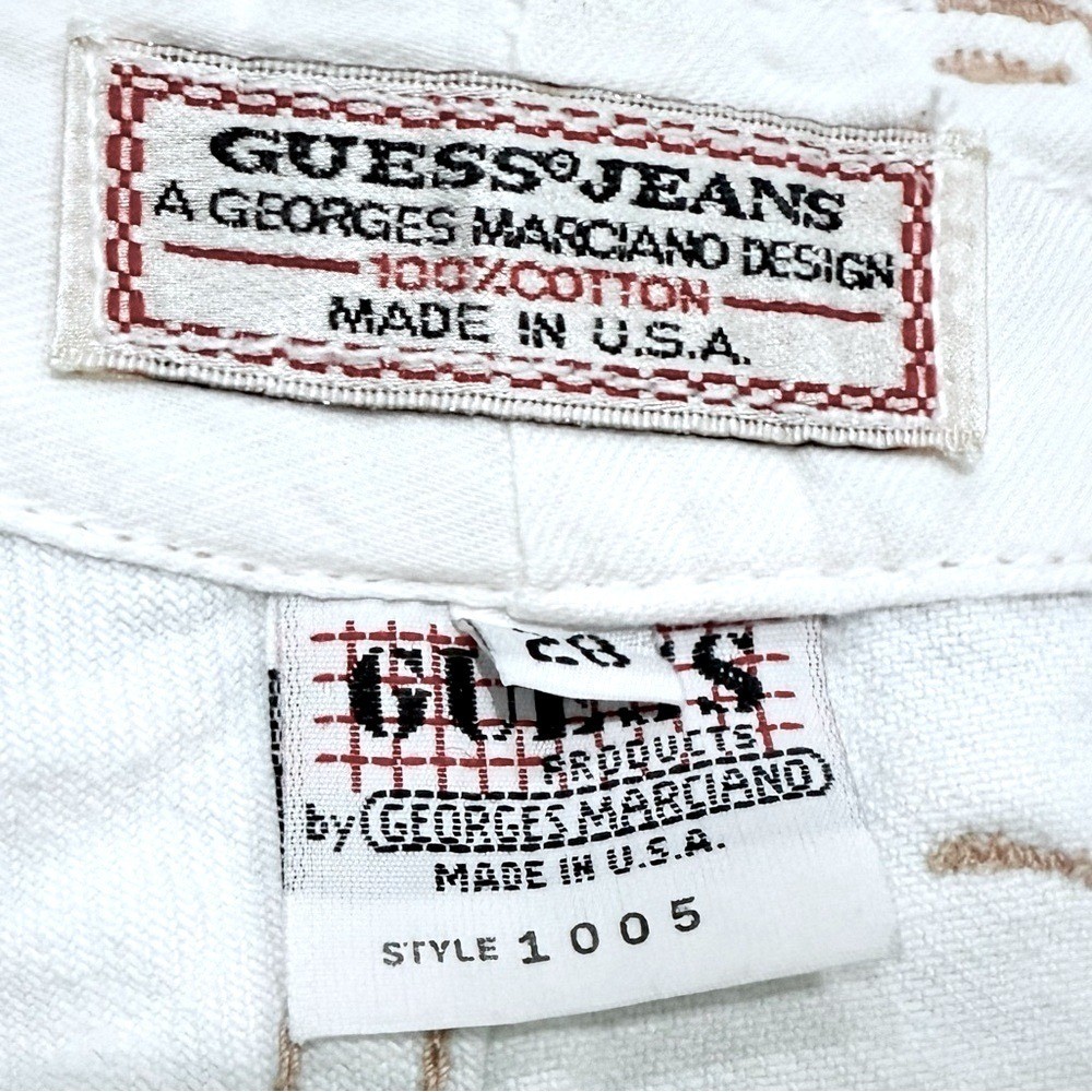 👖🛼 GEORGES MARCIANO for GUESS Acid-Wash 5-Button Jeans | VTG 80s USA Sz 28