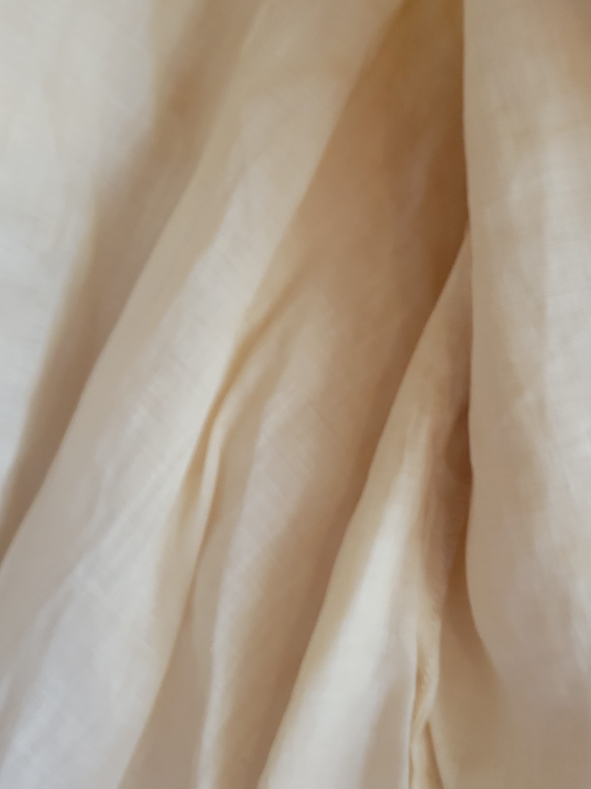 ANTIQUE EDWARDIAN BODICE TOP CREAM COLOR WITH LACE DETAILS AS IS COND XS