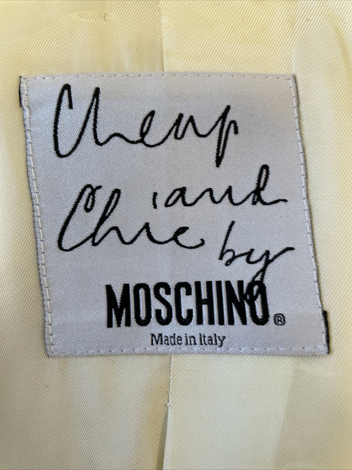 MOSCHINO CHEAP AND CHIC JACKET ’80s VINTAGE WOMEN BLAZER WOMAN 1989/90 JHA430