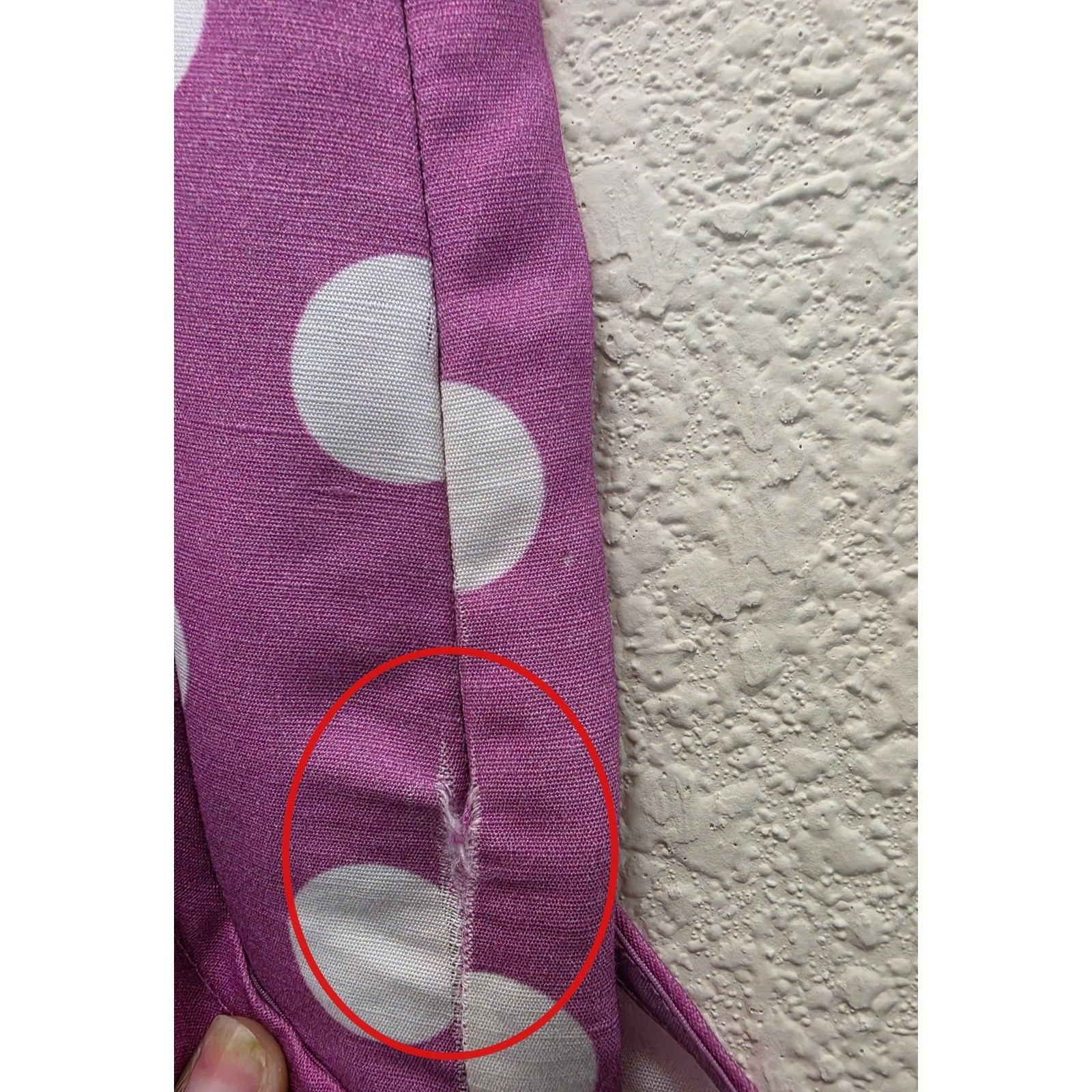 Tyler Böe Linen Cotton Polka Dot 2 Piece Set Womens 10 Vest Wide Leg Pants Pink