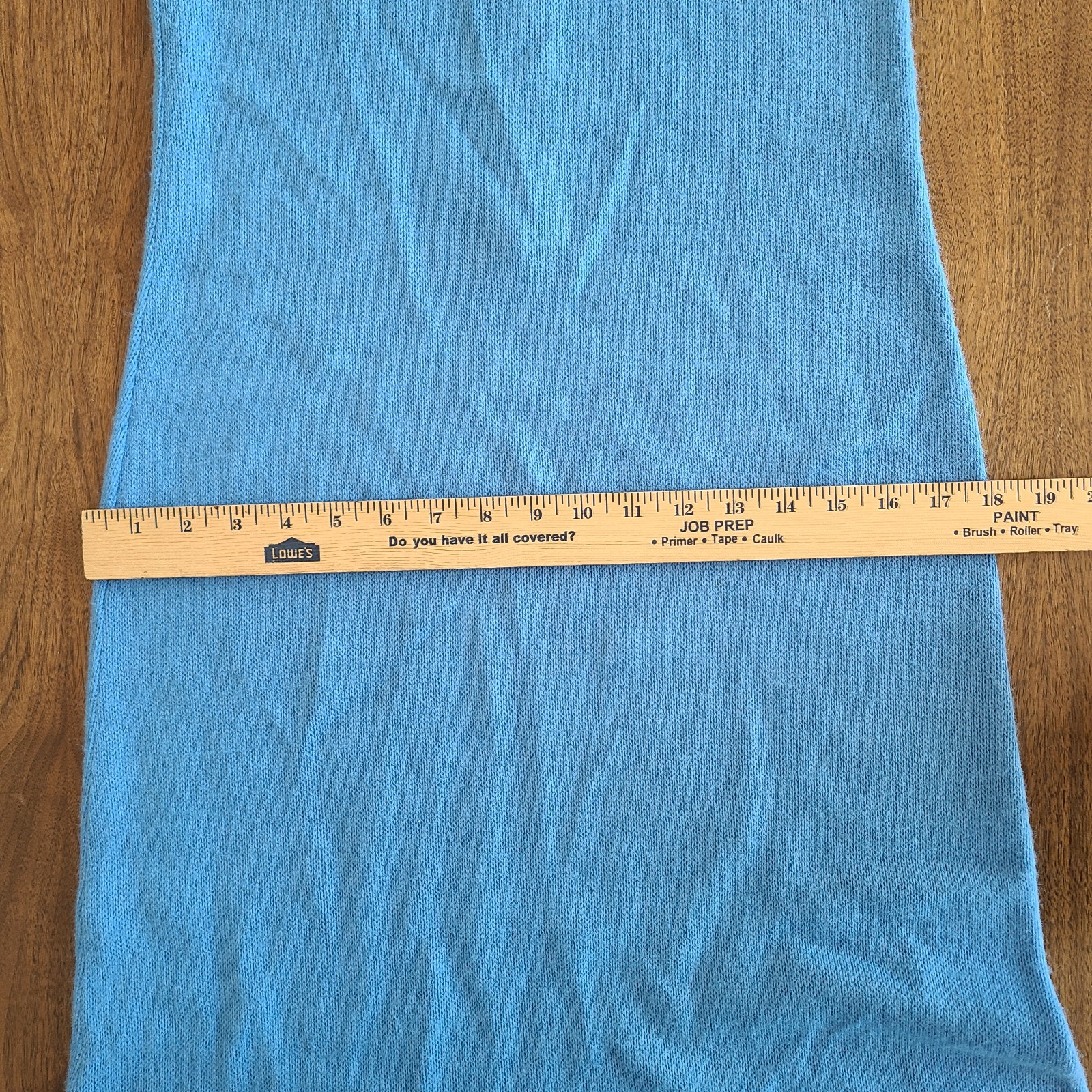Vintage 60’s-70’s cornflower blue sweater dress Mollie Parnis Boutique NY Sm-Med