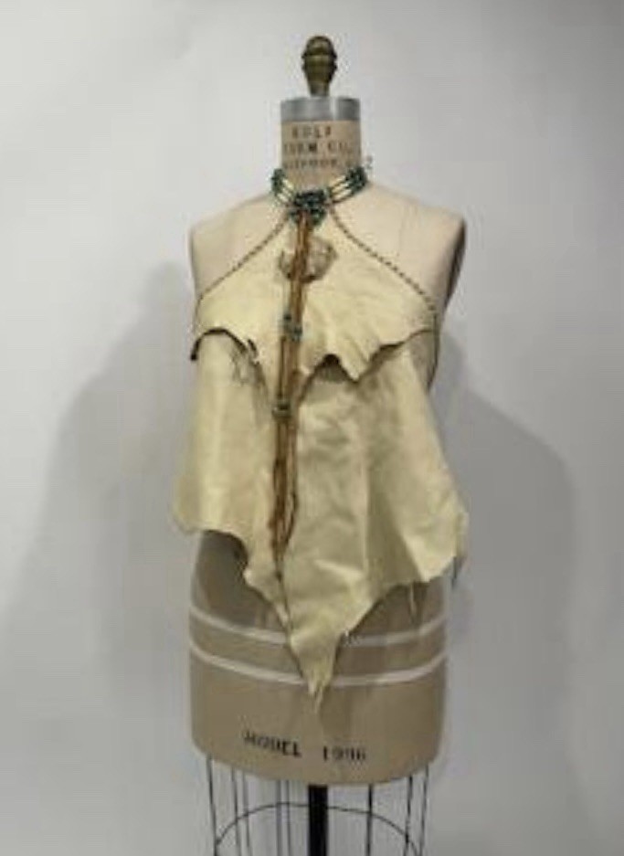 Artisan Handmade Leather Halter Top Hippie Biker Motorcycle RocknRoll Festival