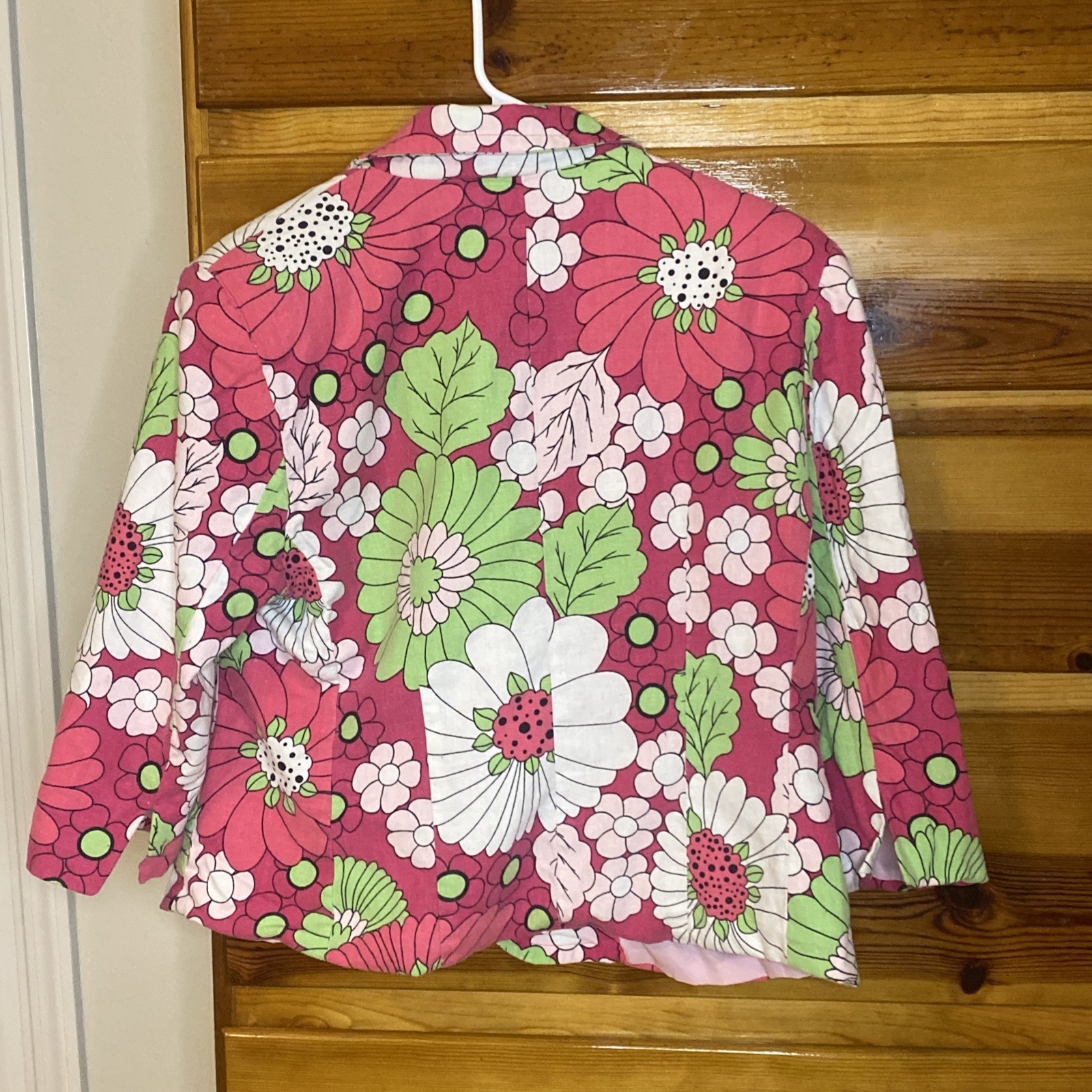 Vintage Giorgio Fiorlini Collection Womens Floral Blazer Sz L Geek Grannycore