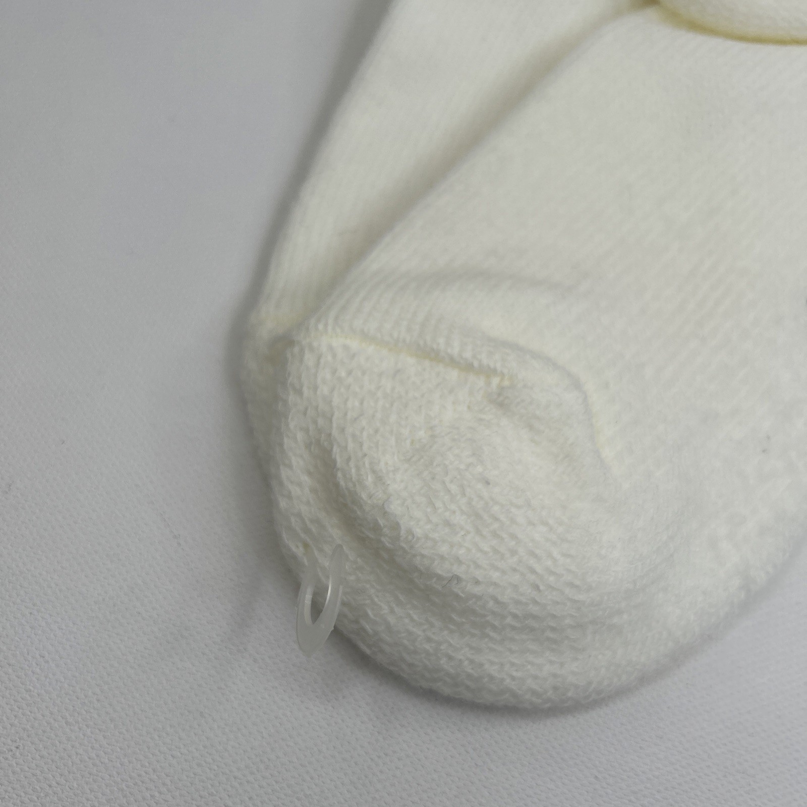 VTG Socks Acrylic Blend White Roll Top-Down Ankle 9-11 80s 90s NOS Resort Shop.