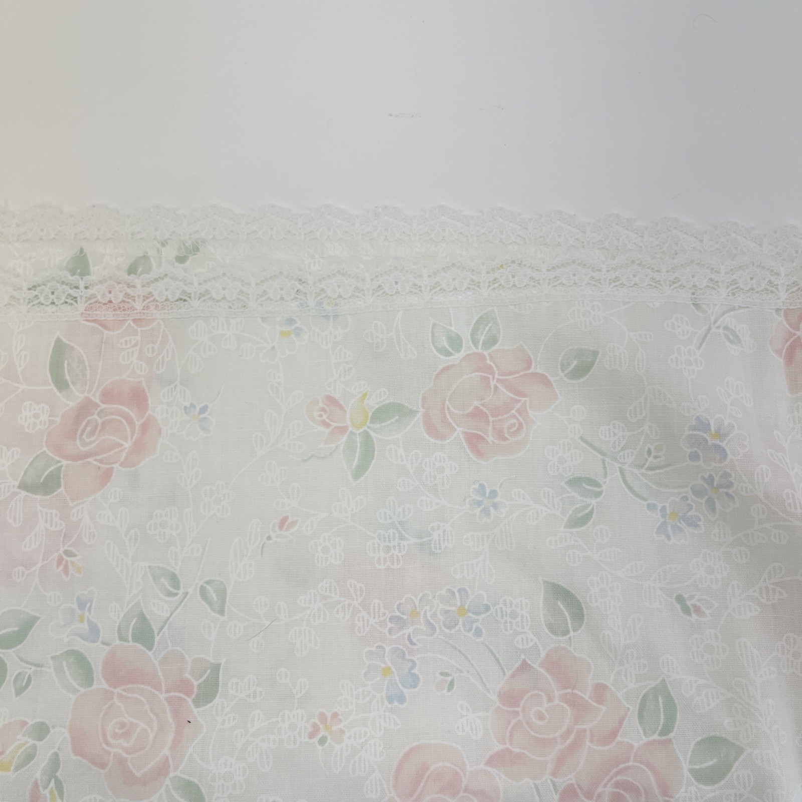 VTG Wolverine White & Pink Floral Nightgown & Housecoat Robe Poly Blend Set Med