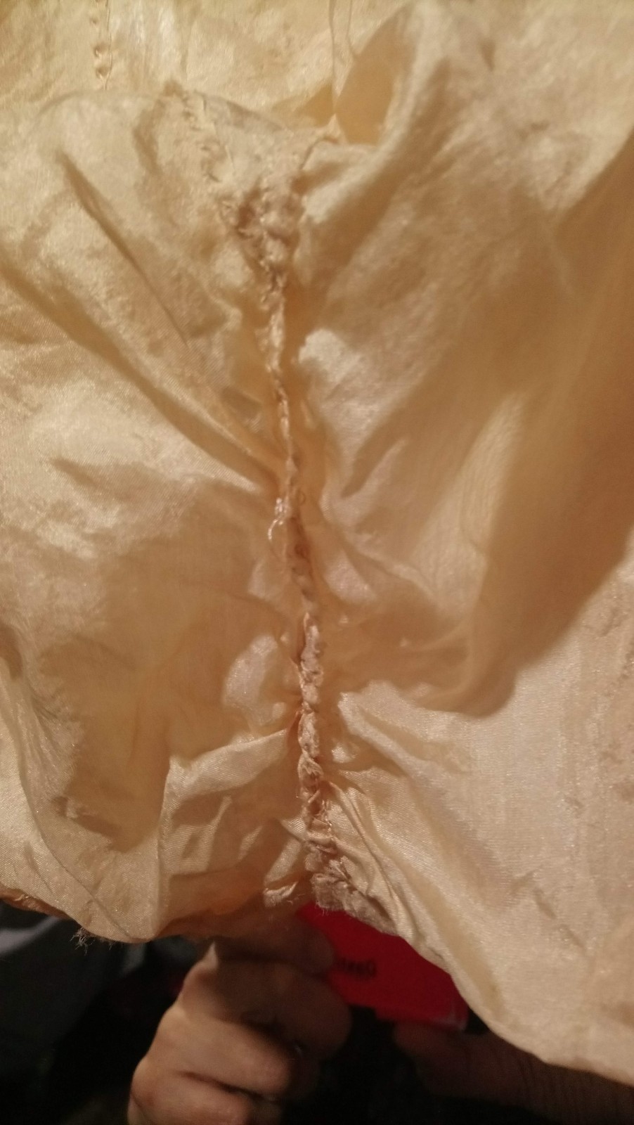 Antique Regency Sheer Muslin Bolero Peach Ruffles c.1800s Lingerie Cover-Up