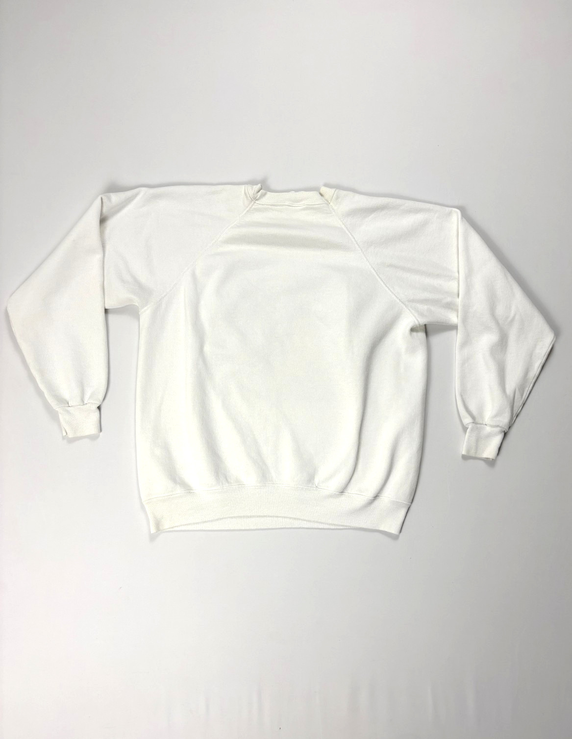 VTG Kiki My Head Is Full Of Children Crewneck Sweatshirt White L Hanes 80s Art