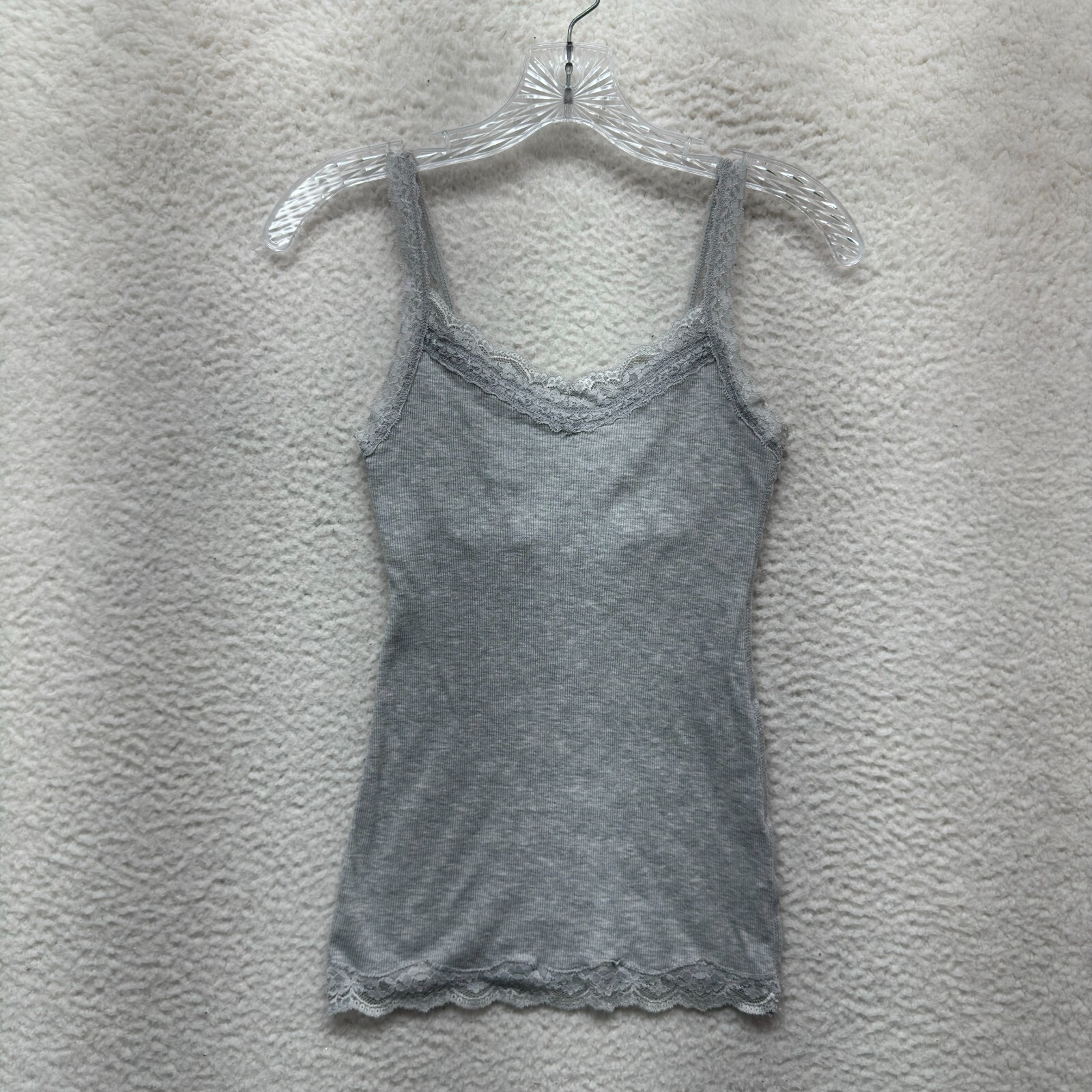 Y2K Vintage Energie Camisole Tank Top XS Small Grey Bella Swan Boho Fairy Grunge