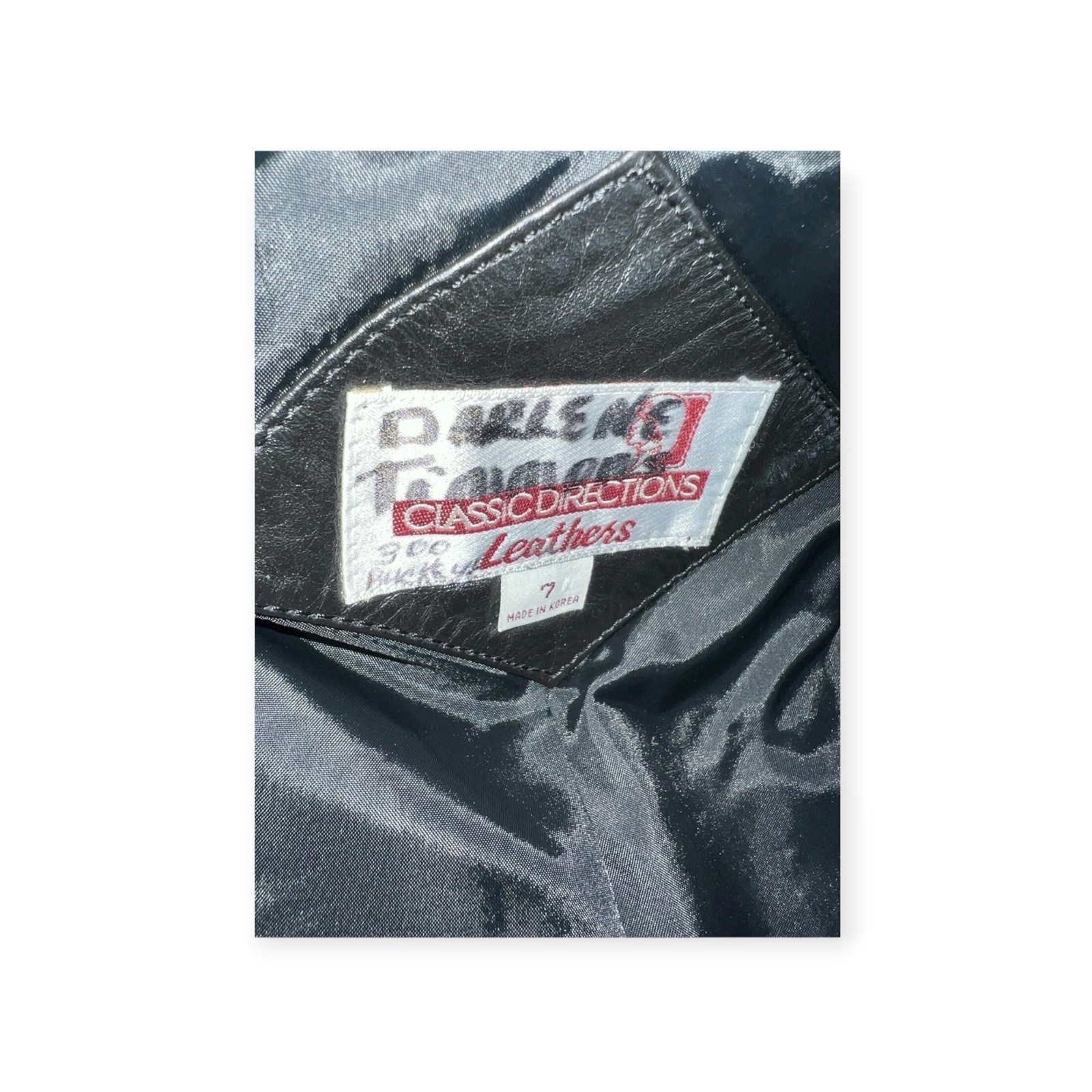 VTG 80s NEW WAVE LEATHER THRILLER JACKET PUNK ROCK GOTH HALLOWEEN BIKER EDGY EMO