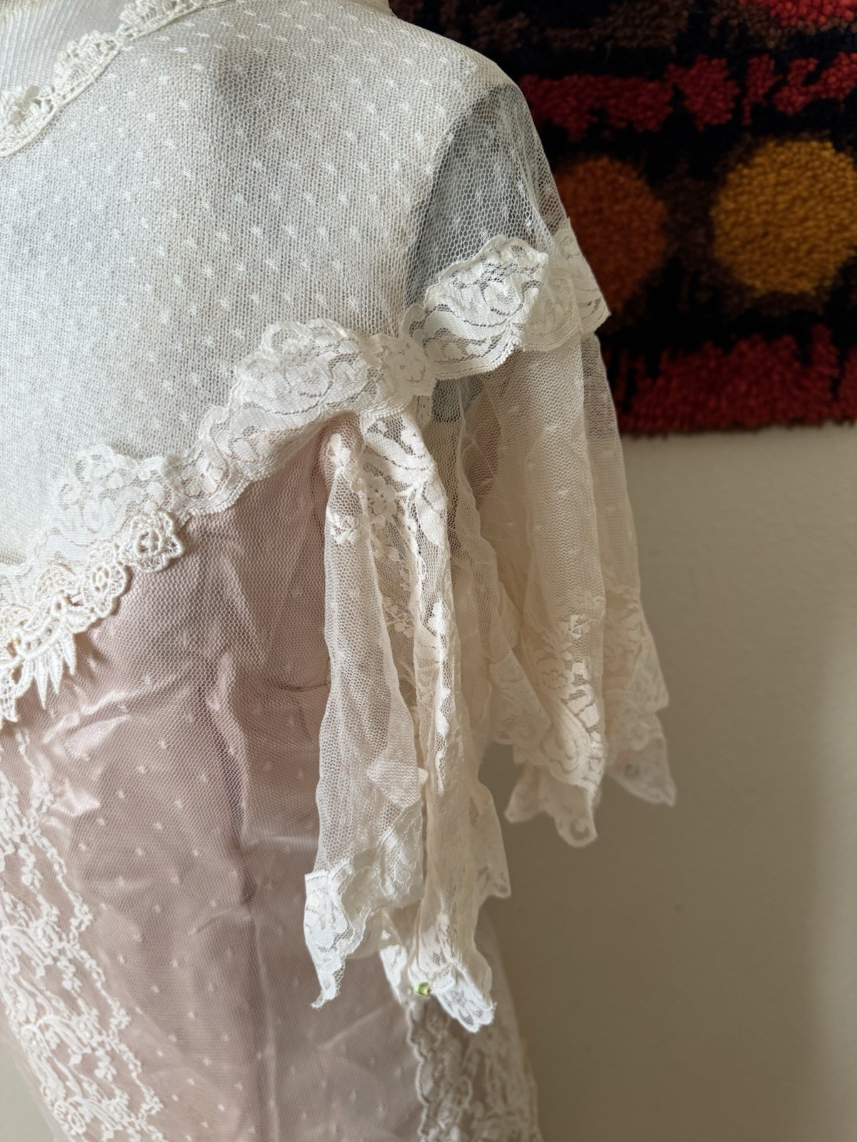 Vintage Susan Lane’s Country Elegance Lace Pearl Wedding Dress