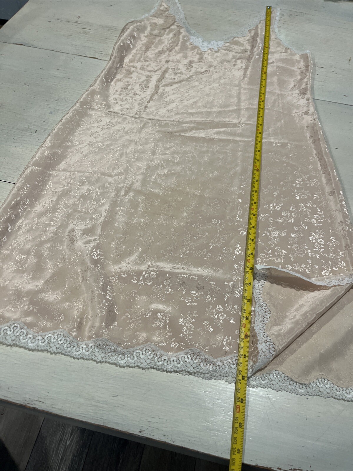 Vintage Barbizon Nightgown Slip Women’s 36 Lingerie Tan Nude~Beautiful