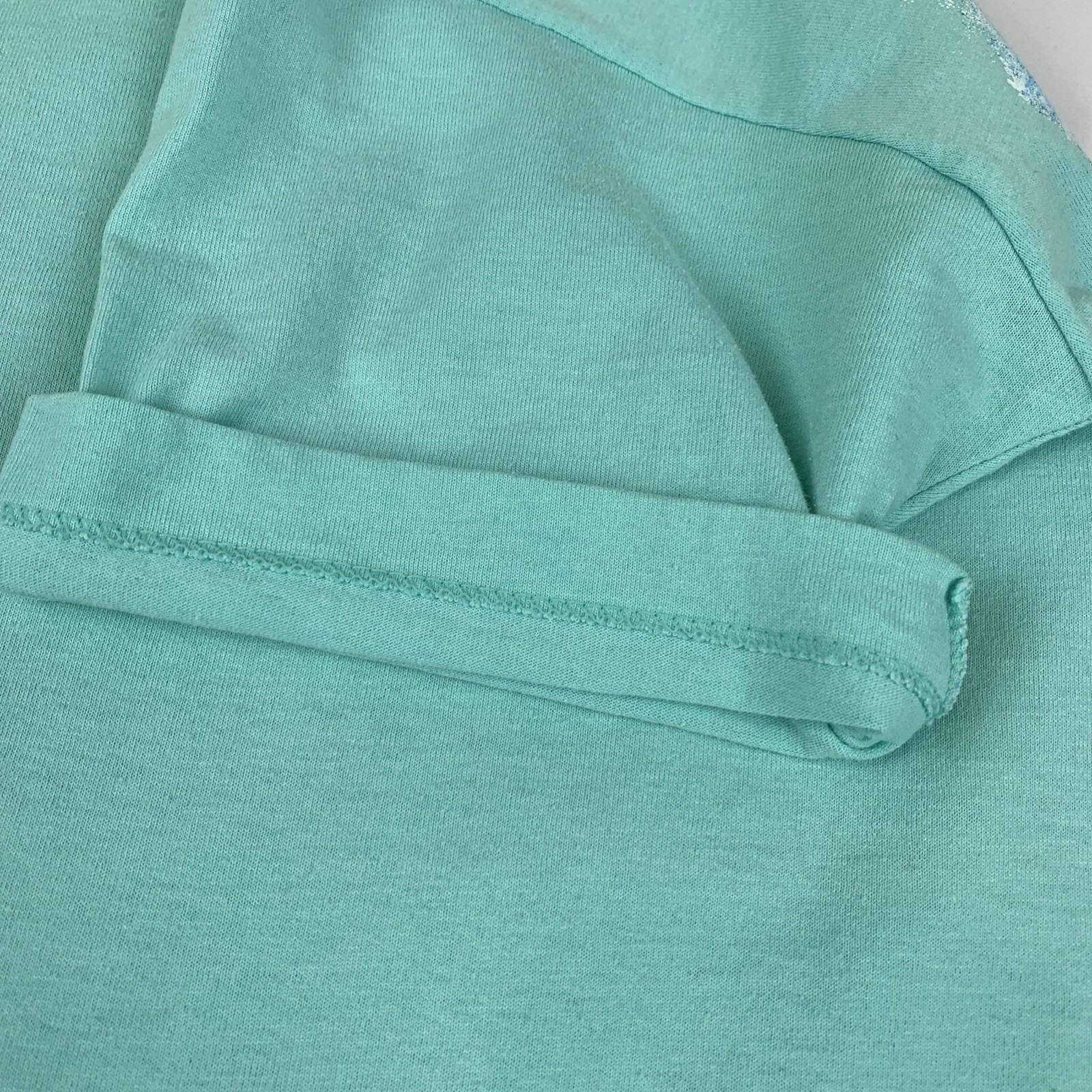 Vtg Screen Stars Best Made In USA Med T Shirt Single Stitch 1988 Women’s Green
