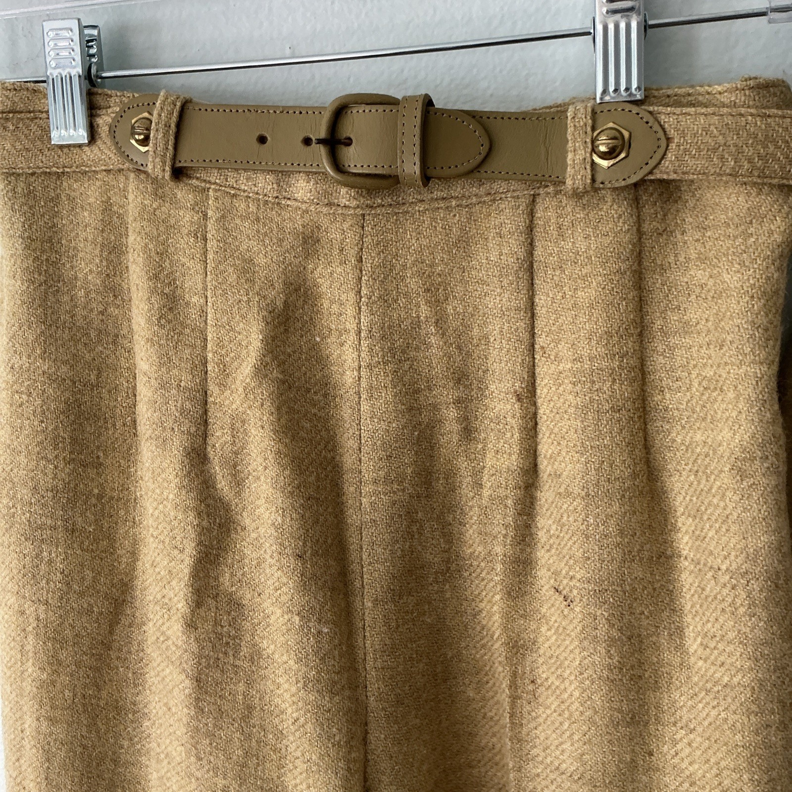 Vintage 1950s Joyce of Chicago Mid-Century Wool Vest & Trouser Set Original BELT
