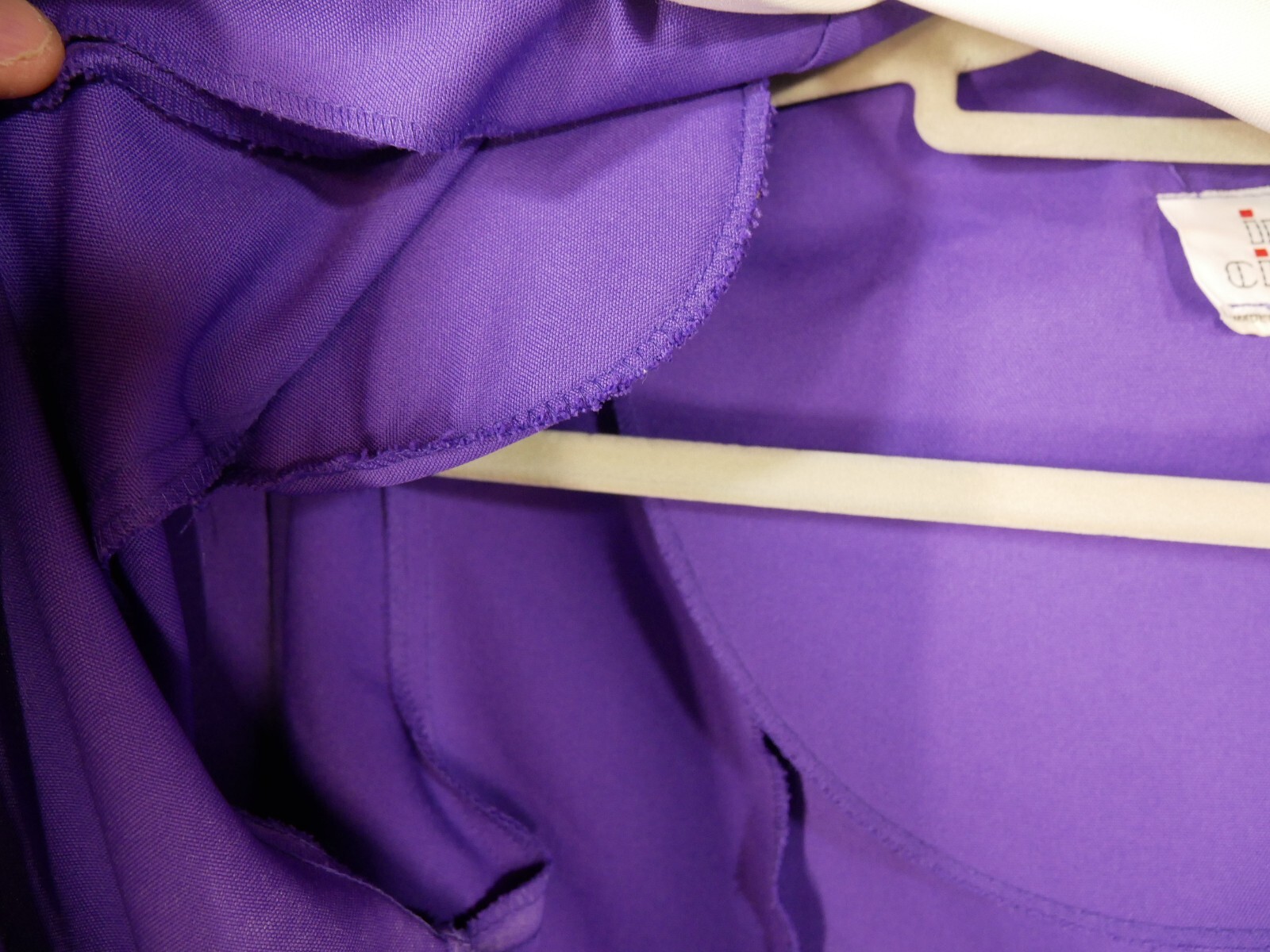 Vintage 80s Purple Blazer Women’s Size 12 Career Removable Dickie