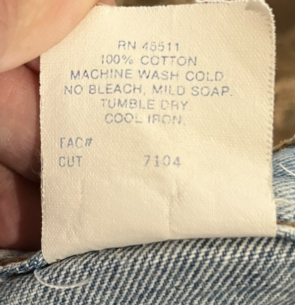 Vintage Made in the Shade Blue Denim Shorts Size 5 USA