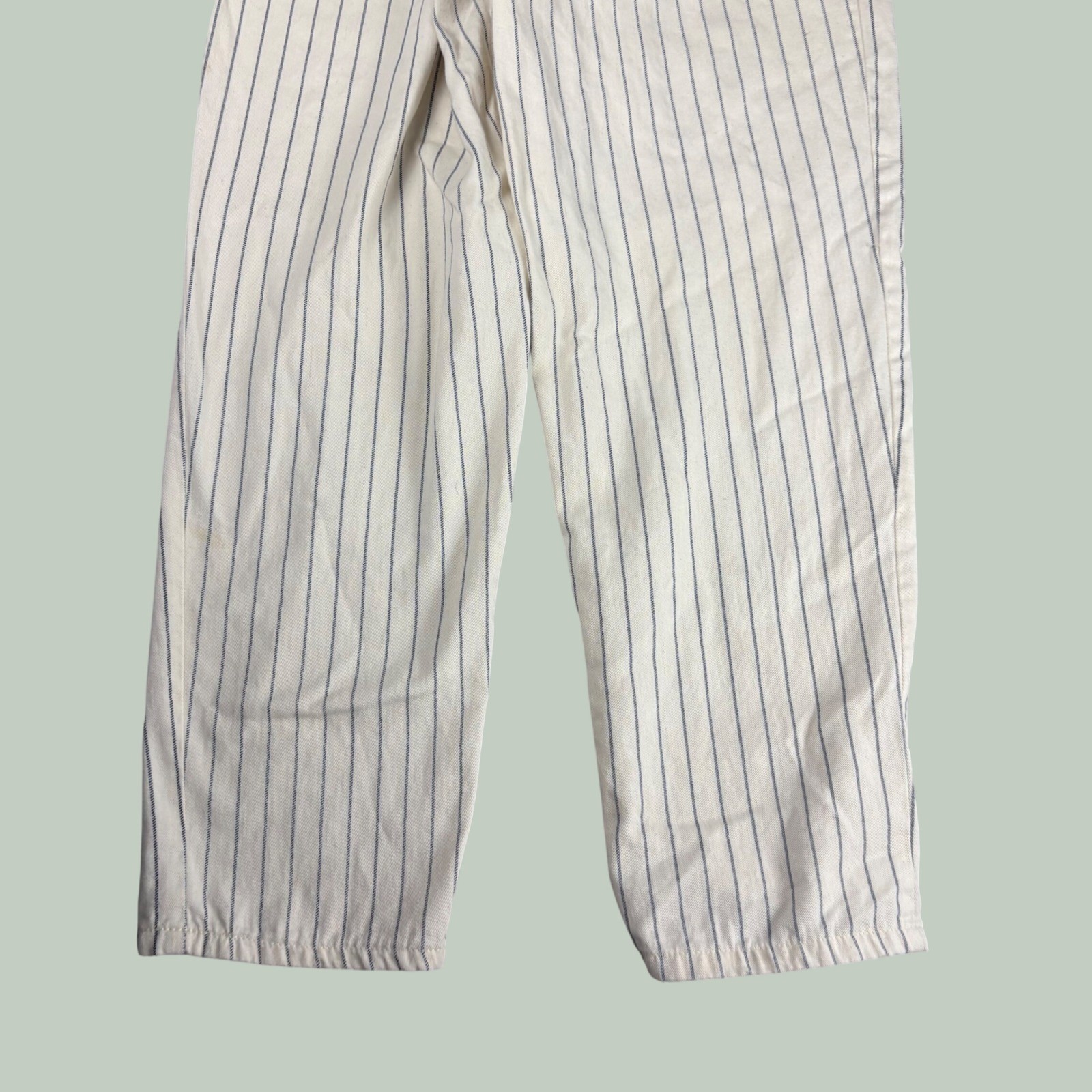 Vintage Palmettos Pinstripe Colorblock Pants High Waisted 90s Primary Colors 14