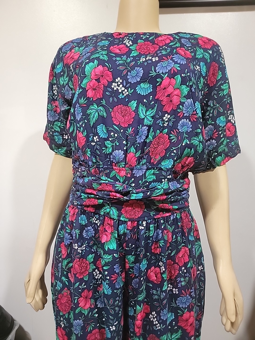Ms. Choice Women’s Fits Modern Size S Floral Jumpsuit Vintage 90’s #1