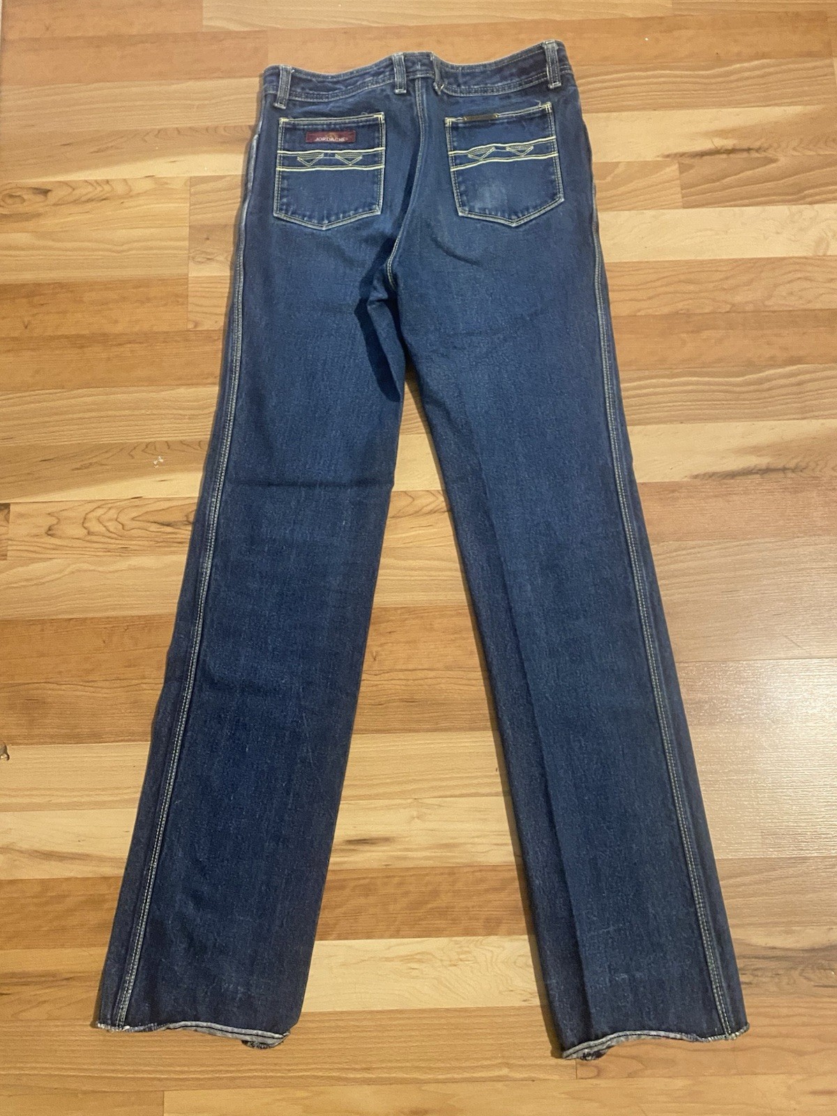 Vintage 1980’s Jordache Darn blue denim jeans pants dark wash 31” Waist 33”
