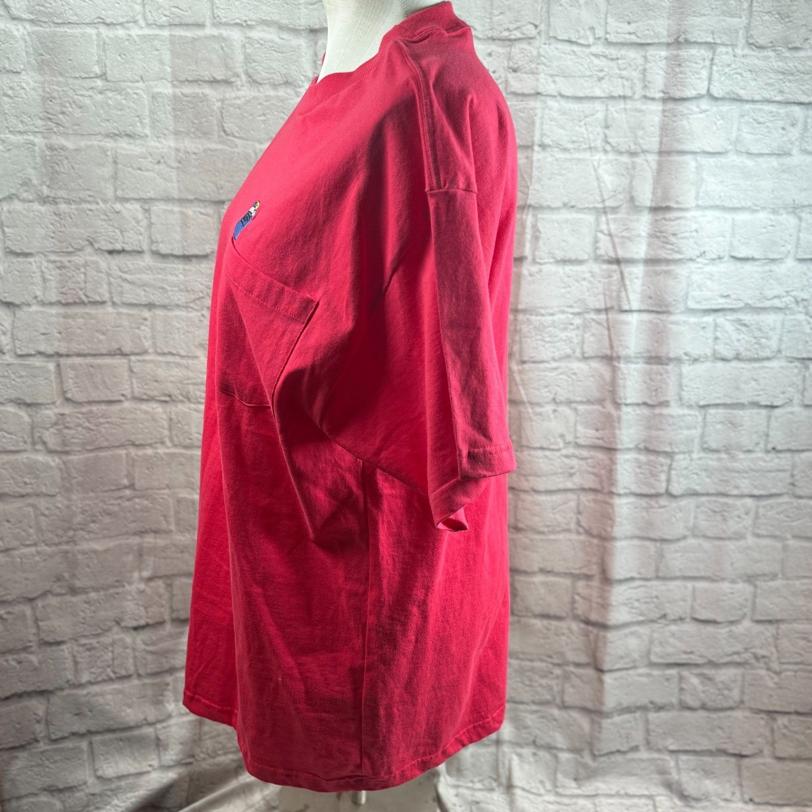 VTG Disney Winnie The Pooh T-Shirt Nightgown Womens 3XL Embroidered Pocket