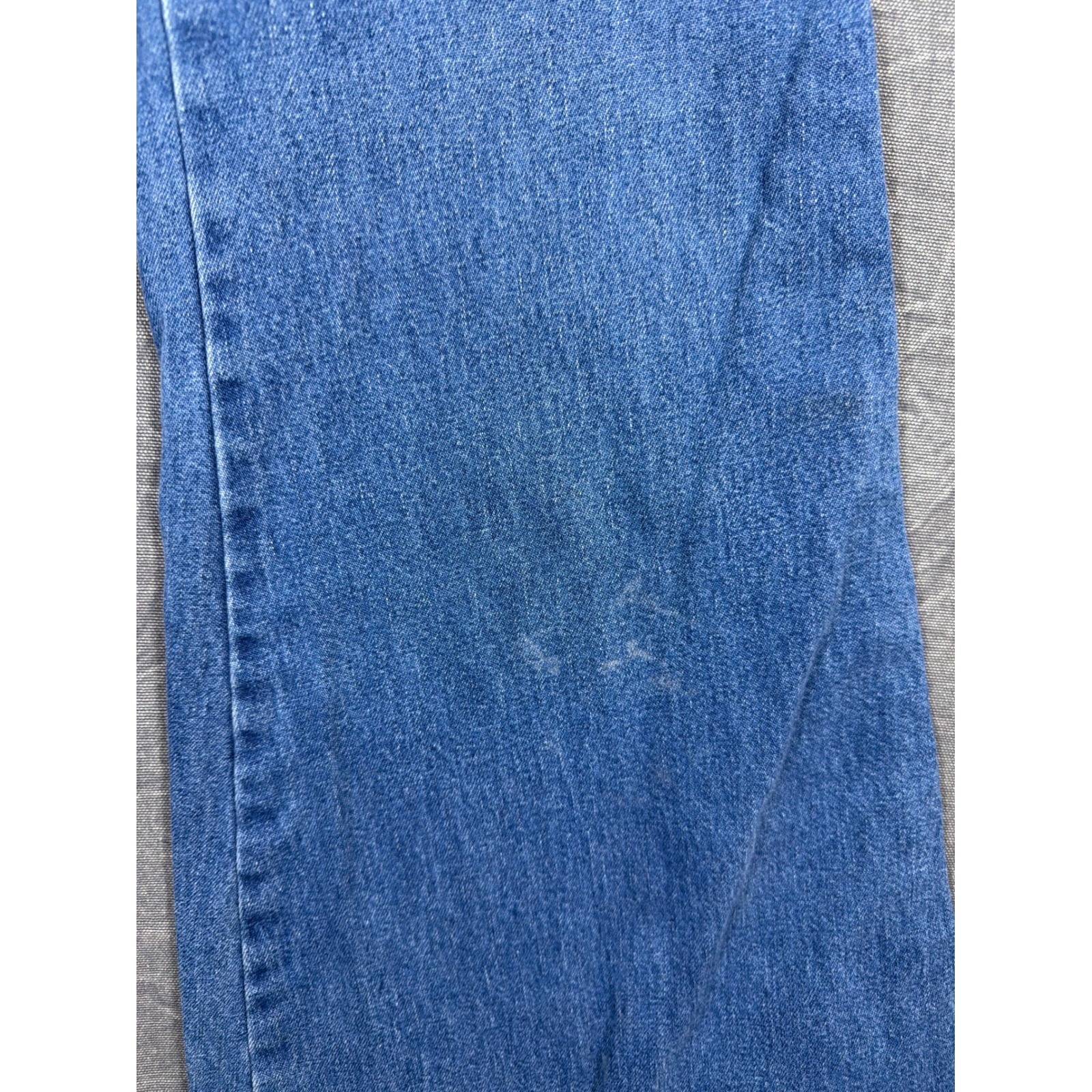 Vintage Breaker Jeans Womens 5/6 Medium Wash High Rise Cargo Flare Wide Leg 90s