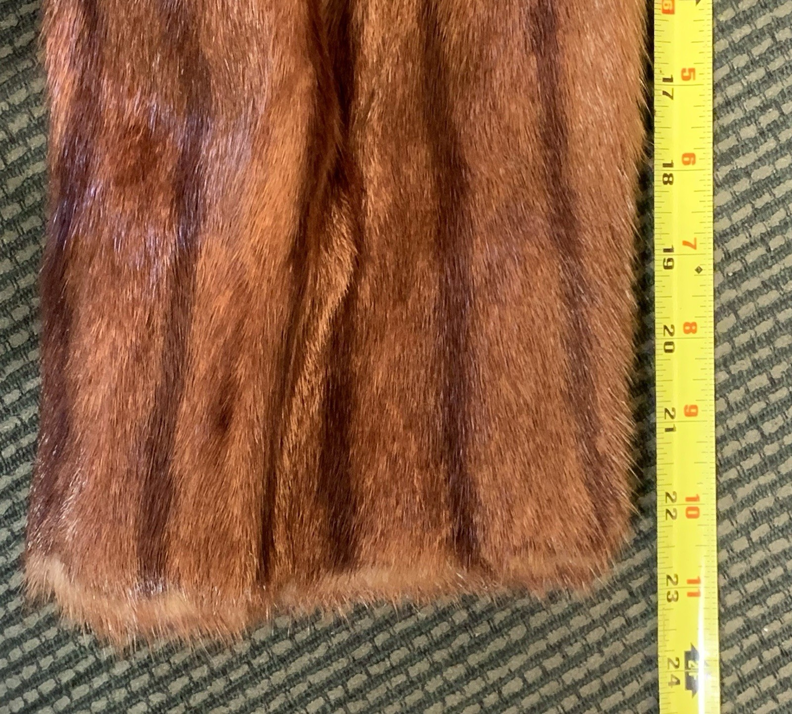❤BEAUTIFUL VINTAGE BROWN MINK FUR COAT JACKET