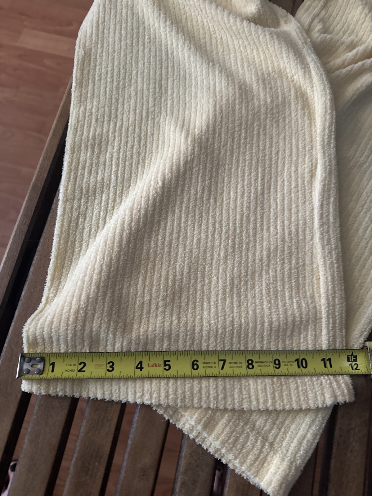 Vintage JC Penney Loungewear Yellow Terry Cloth Long Jumpsuit/Romper Size S