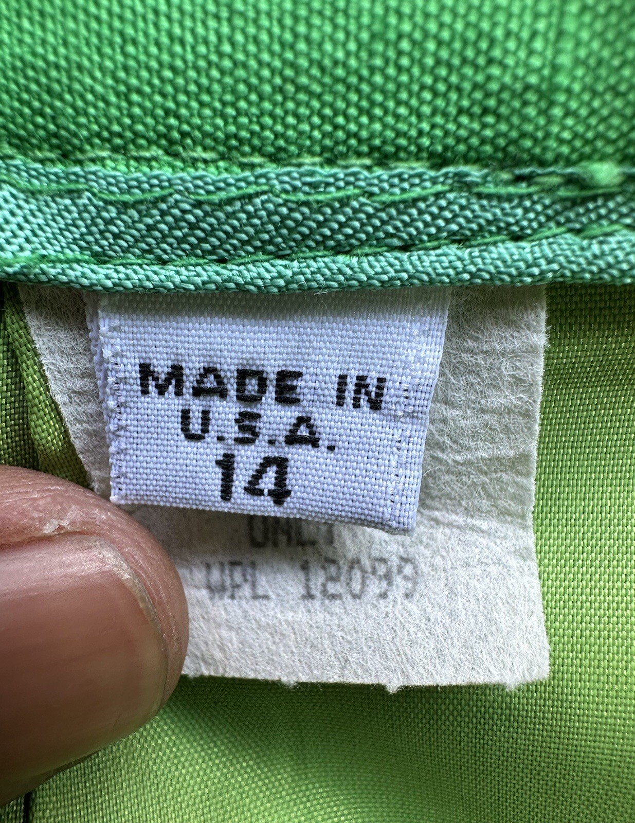 Vintage PSI Couture Green Saint Patricks Blazer & Skirt Set Sz 14 Union Made USA