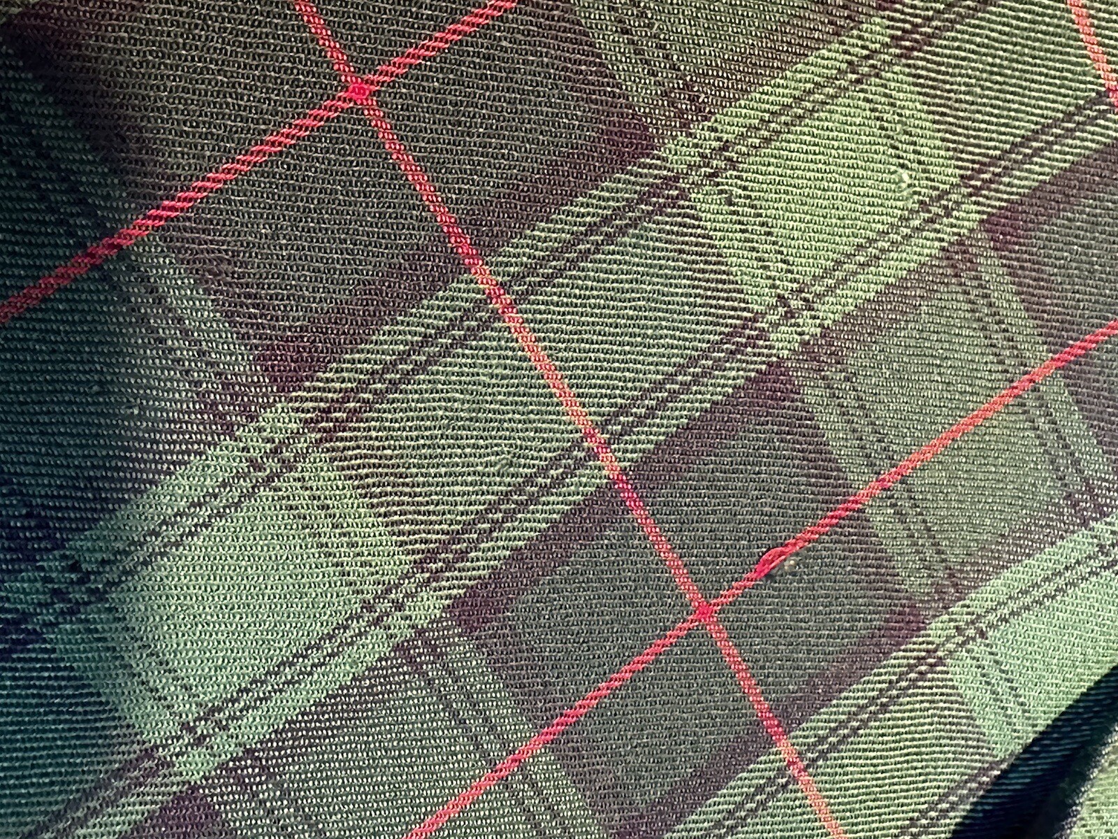 Vintage Florence Walsh Green Blue Red Plaid Kilt Skirt Sz XS Pre-owned