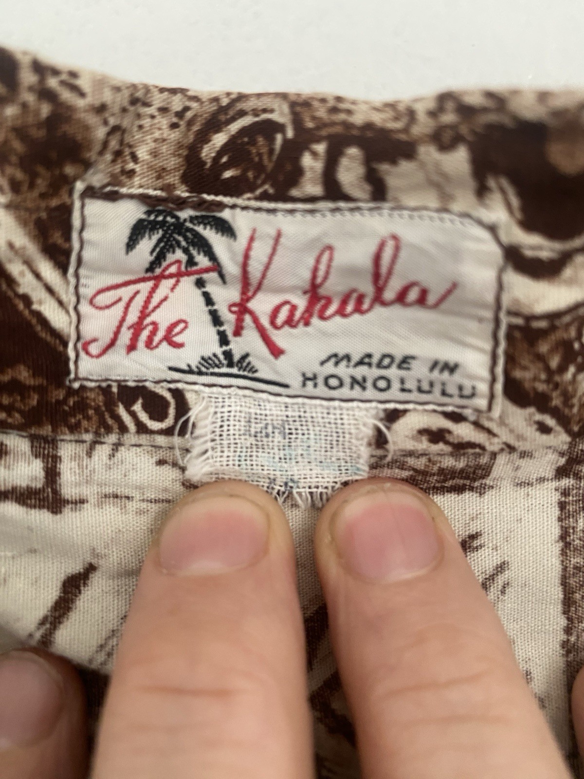 Vtg 50s 60s The Kahala Hawaiian Skirt With Pockets Made In Honolulu Hawaii
