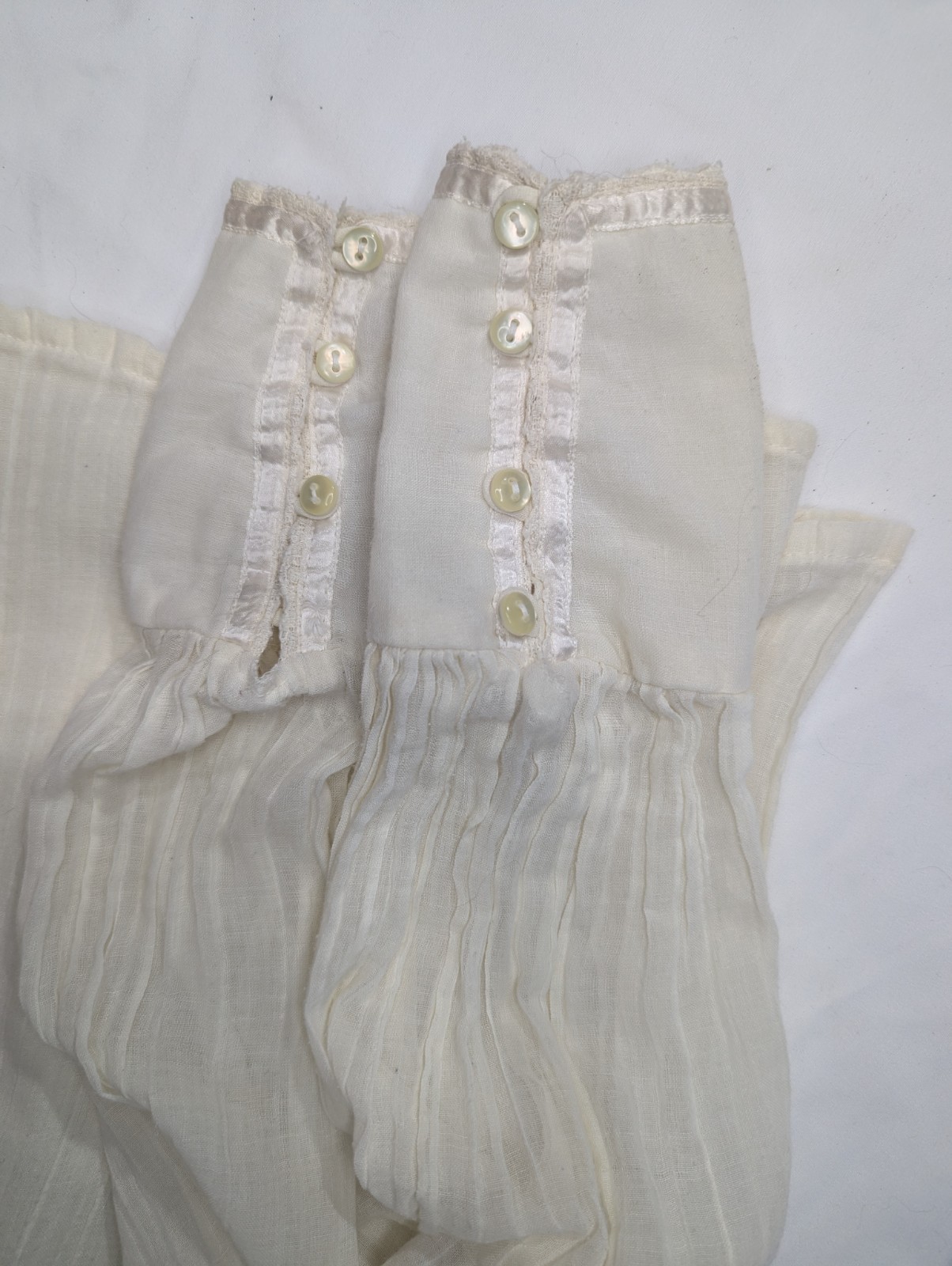 Vtg 70s Gunne Sax Victorian Ruffle Lace Long Sleeve Blouse Edwardian Bridgerton