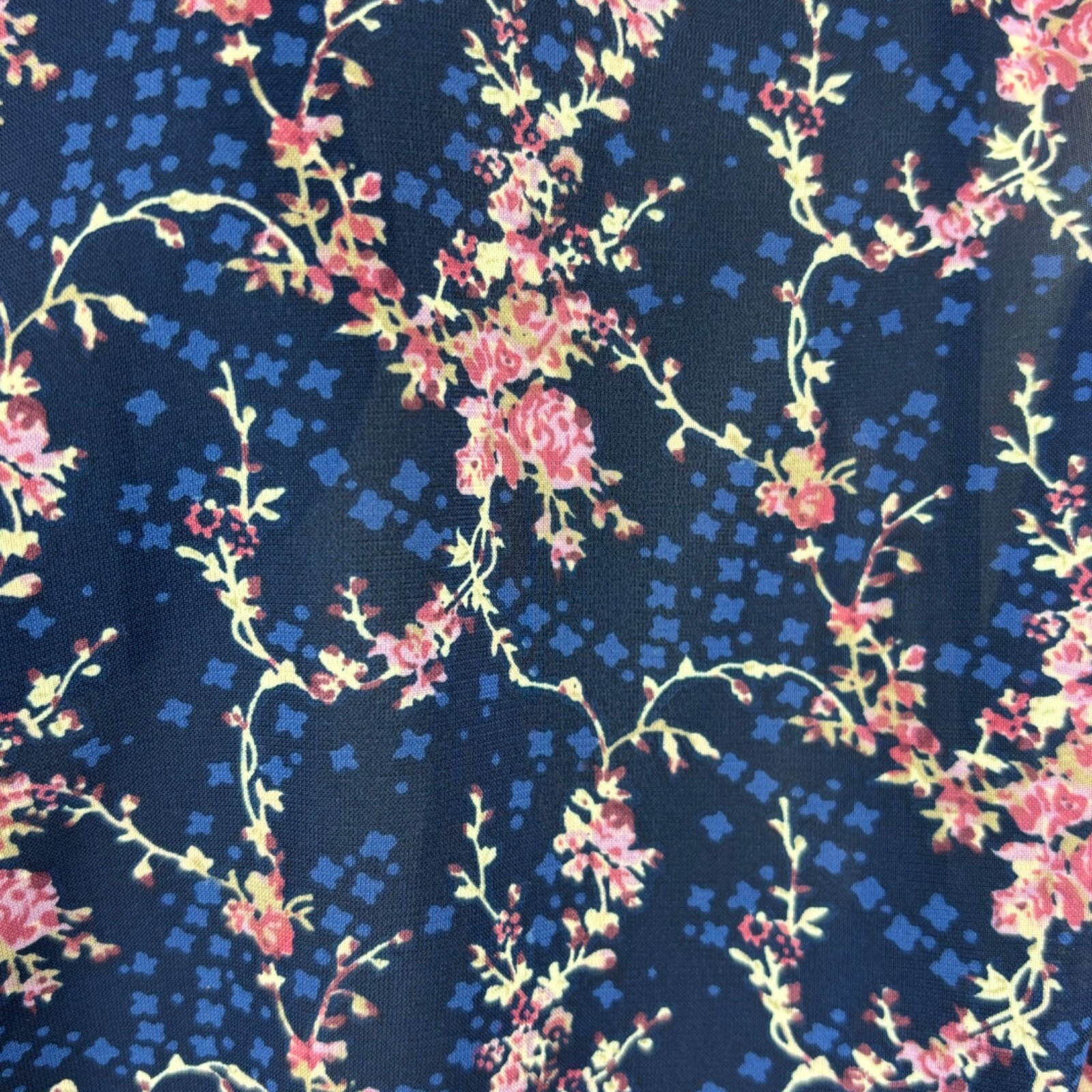 Vintage 80s Floral Dress Purple Blue Belted Short Sleeve Sheath Alexis Fashions
