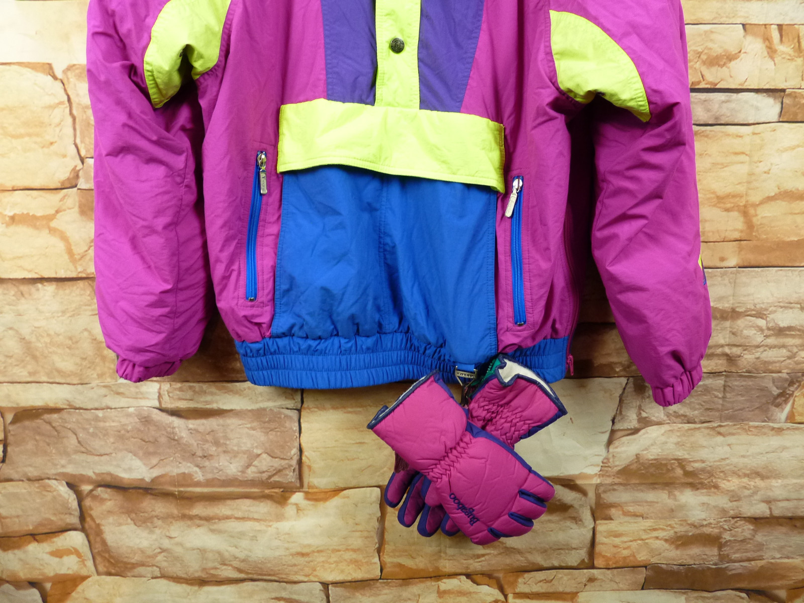 Lot of 3 set Tyrolia By Head 1/4 Zip Pullover Ski set Jacket Size M Pants,gloves
