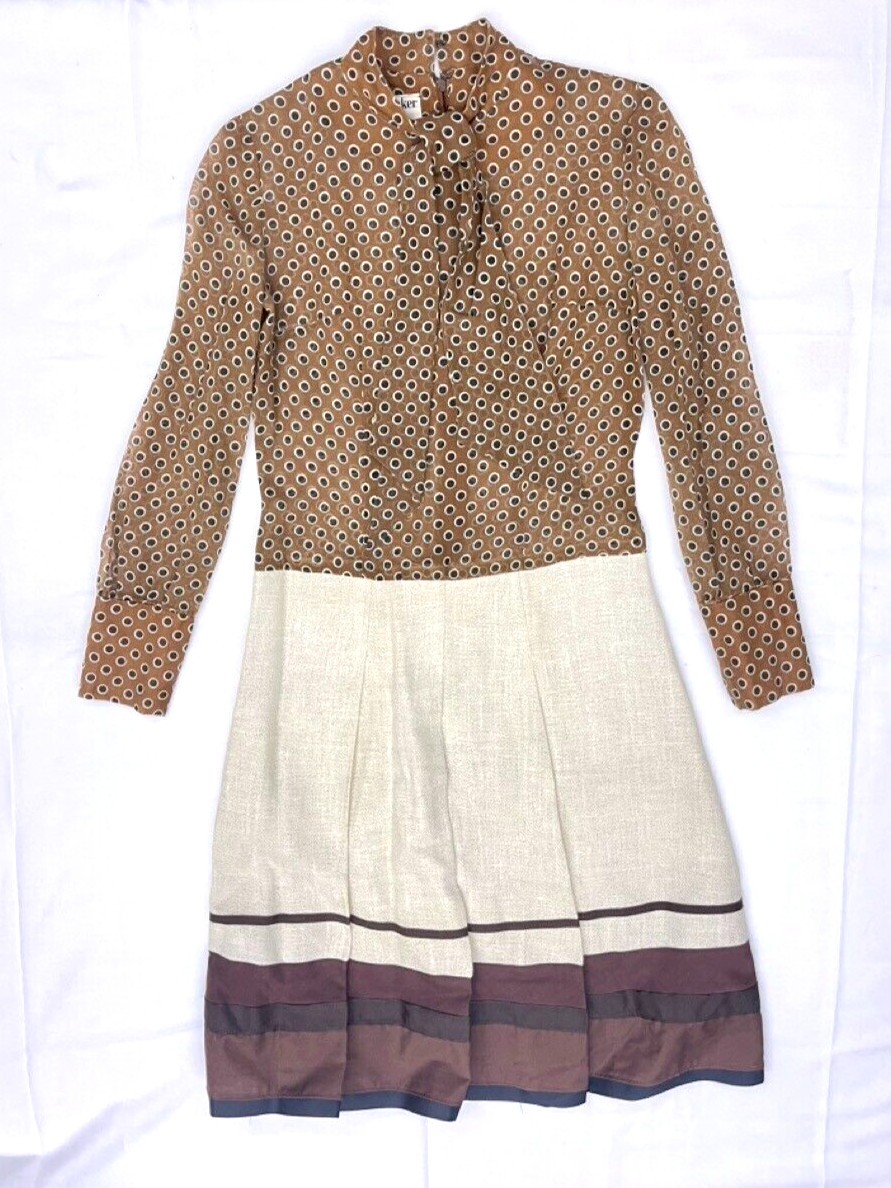 1960’s Pacemaker jr Two-Piece Secretary Dress Size 5 Union Made in USA Librarian