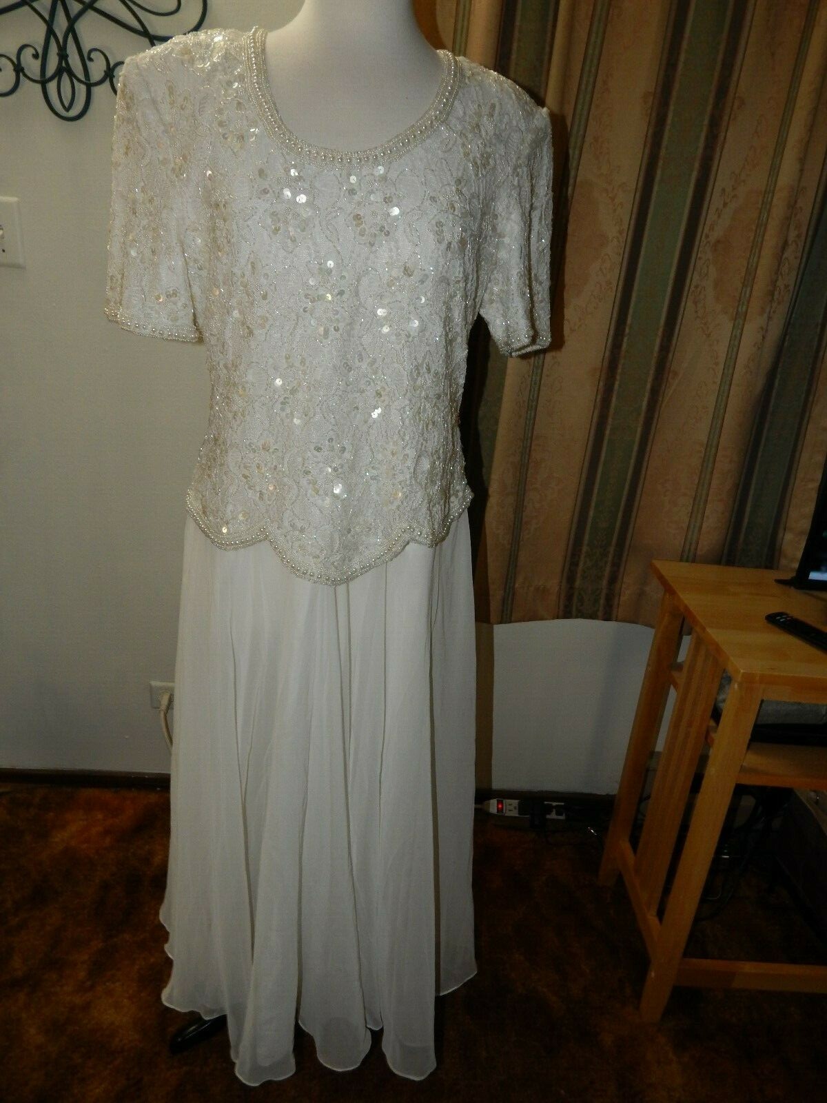 Vintage Brilliante by J.A. Formal Dress Size L