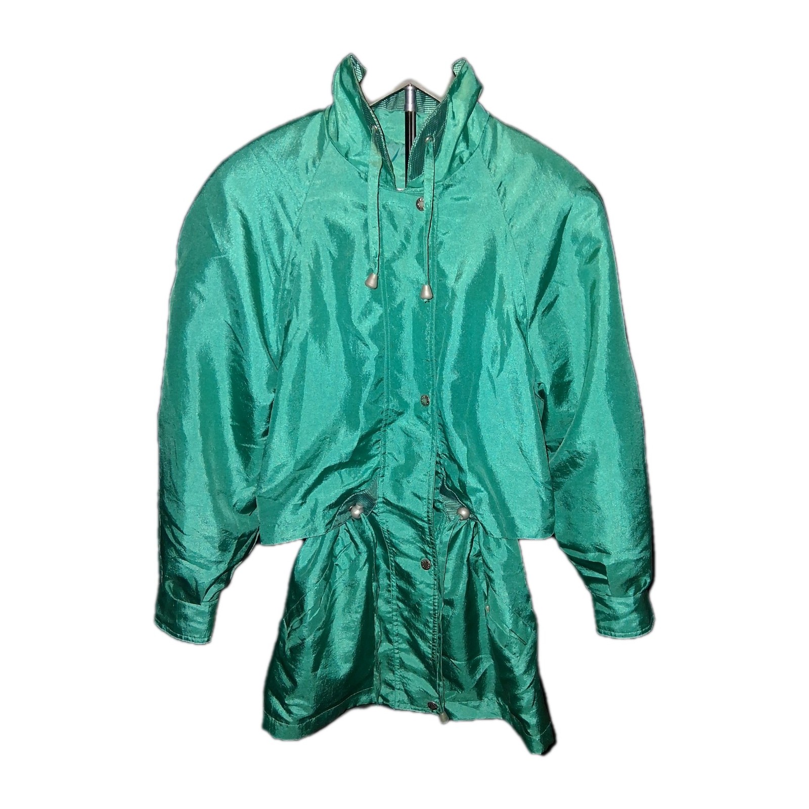 Innovations By Izzi Vtg80s Transformative Teal Jacket Activewear Streetwear Sz S