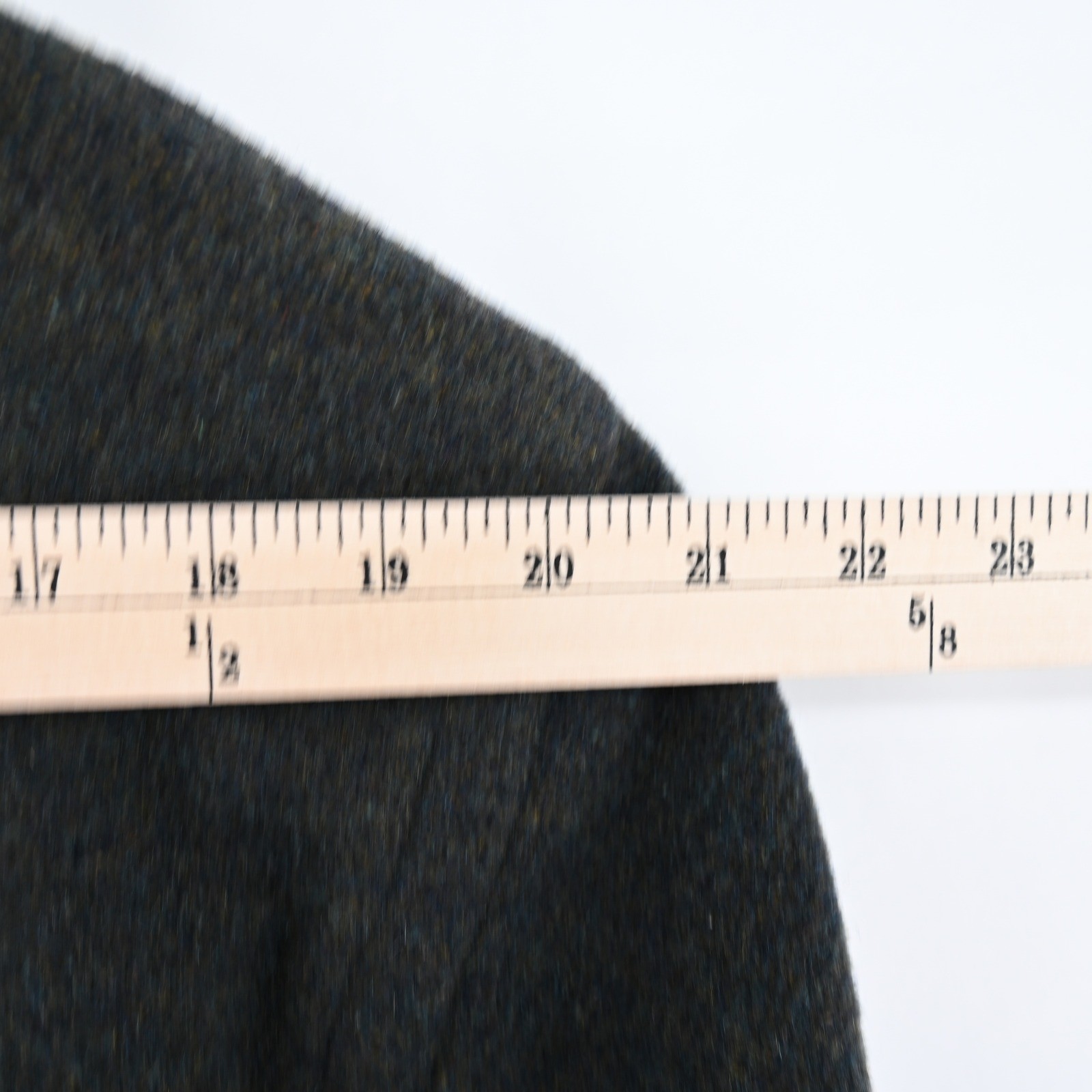 VTG Steinbock Tyrol Vintage Wool Jacket Gray Green Loden W Large Horn Buttons