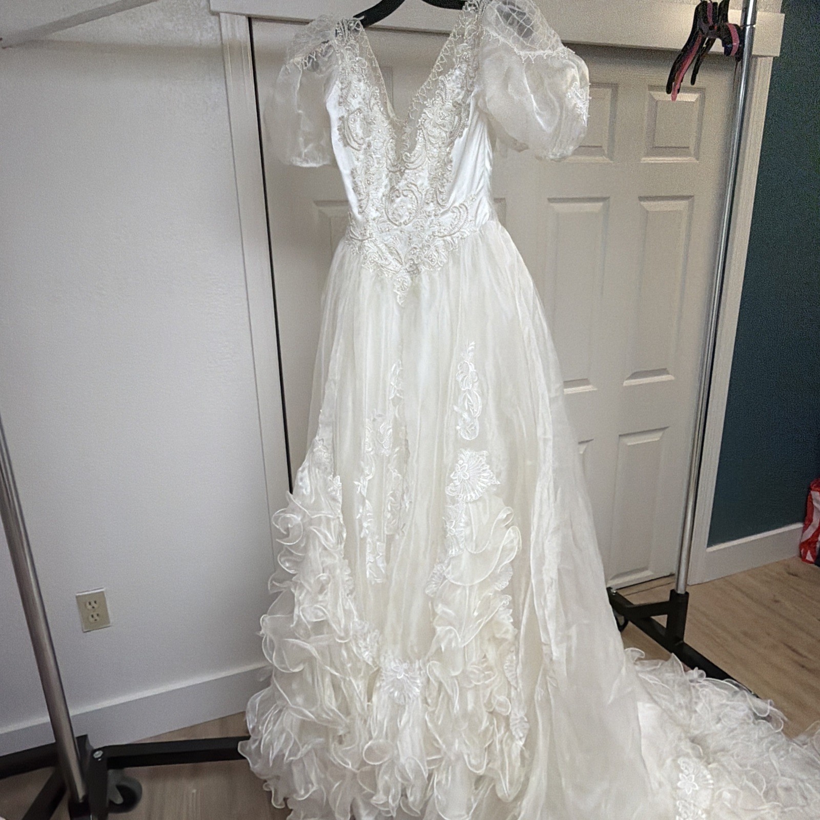 Vintage 1980s Wedding Dress Size 4/6