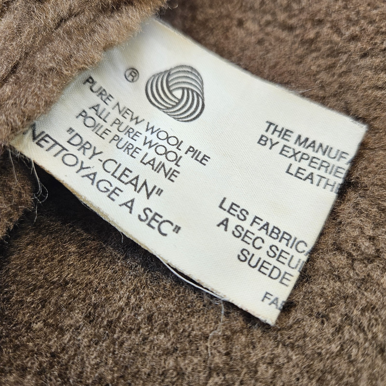 Knight Of New Zealand Vintage Shearling Tailors Luxury Jacket Coat Size 44 70s