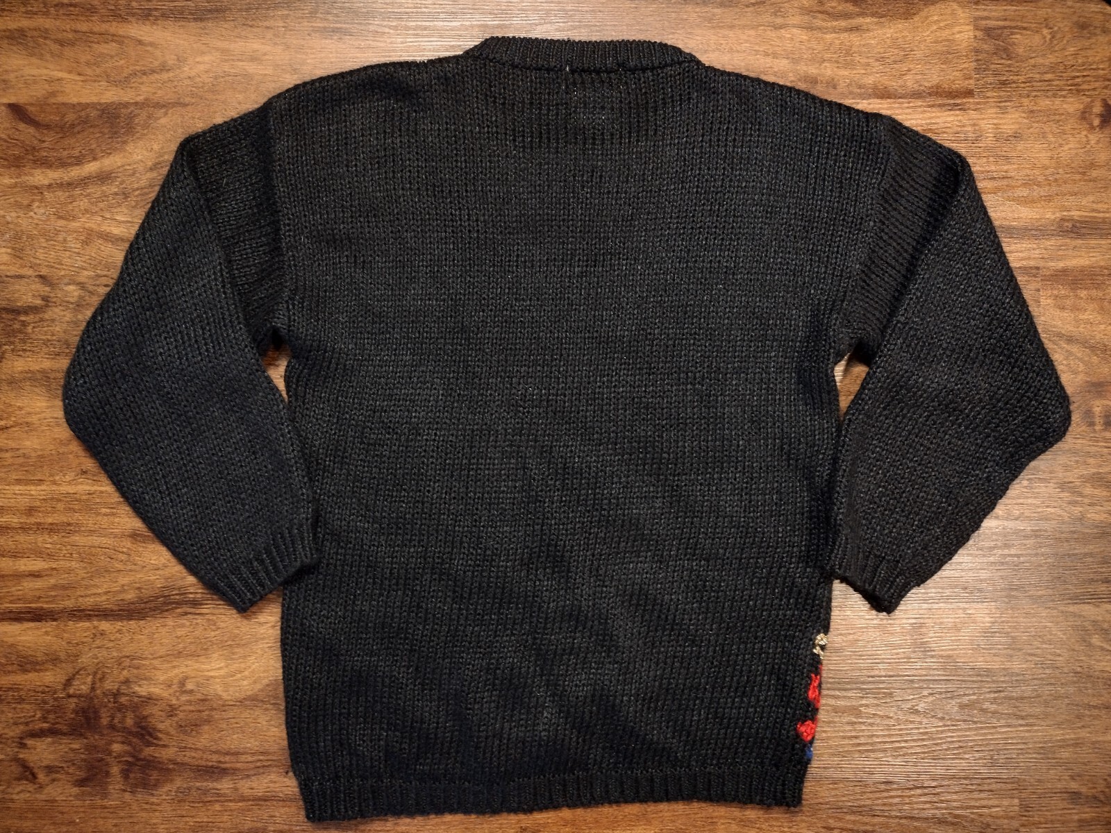 Vintage 1980s Spice of Life Ugly Christmas Holiday Sweater Size Small Oversized