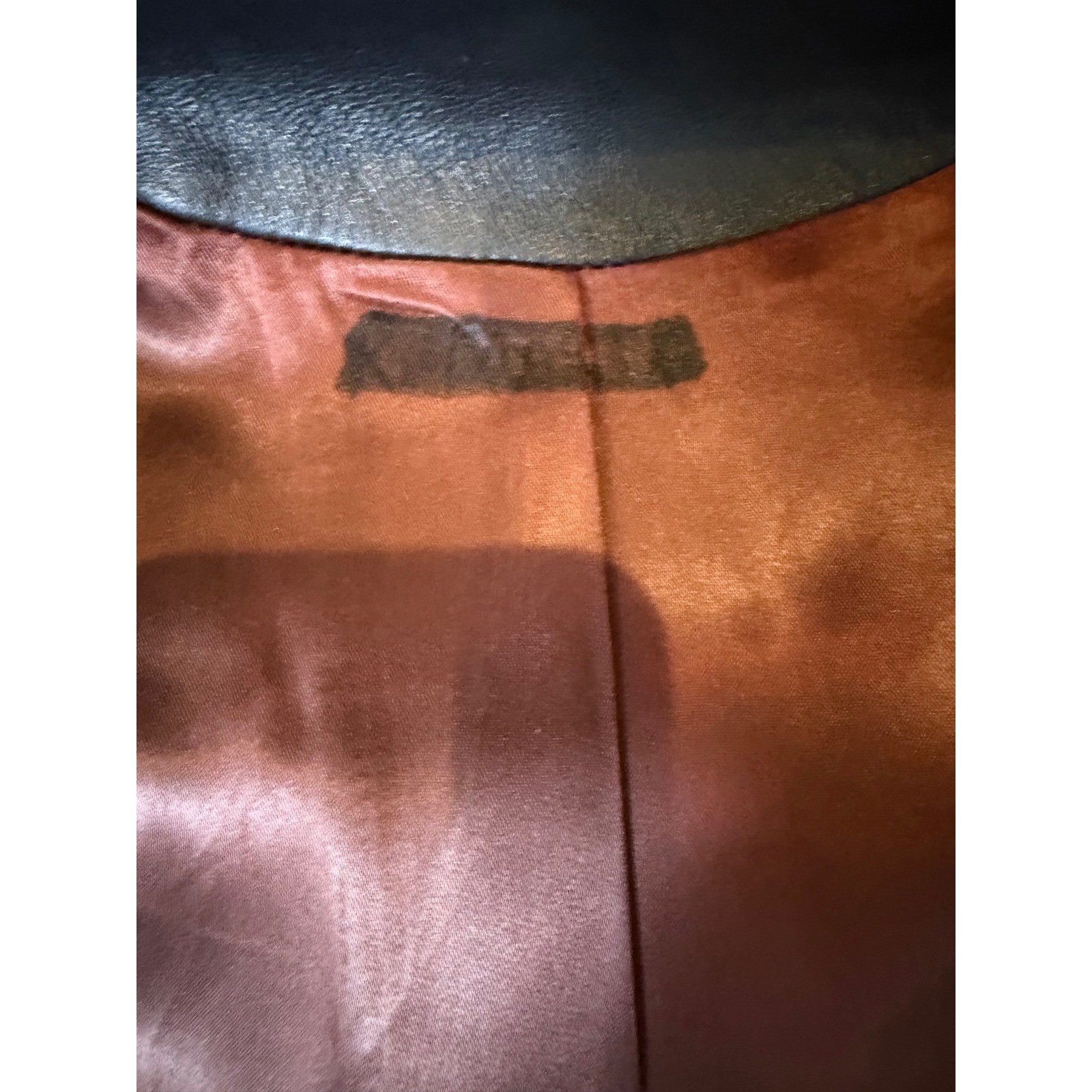 Vintage Brown Leather Trench Coat Fur Collar Belted ILGWU Made USA 60 70’s